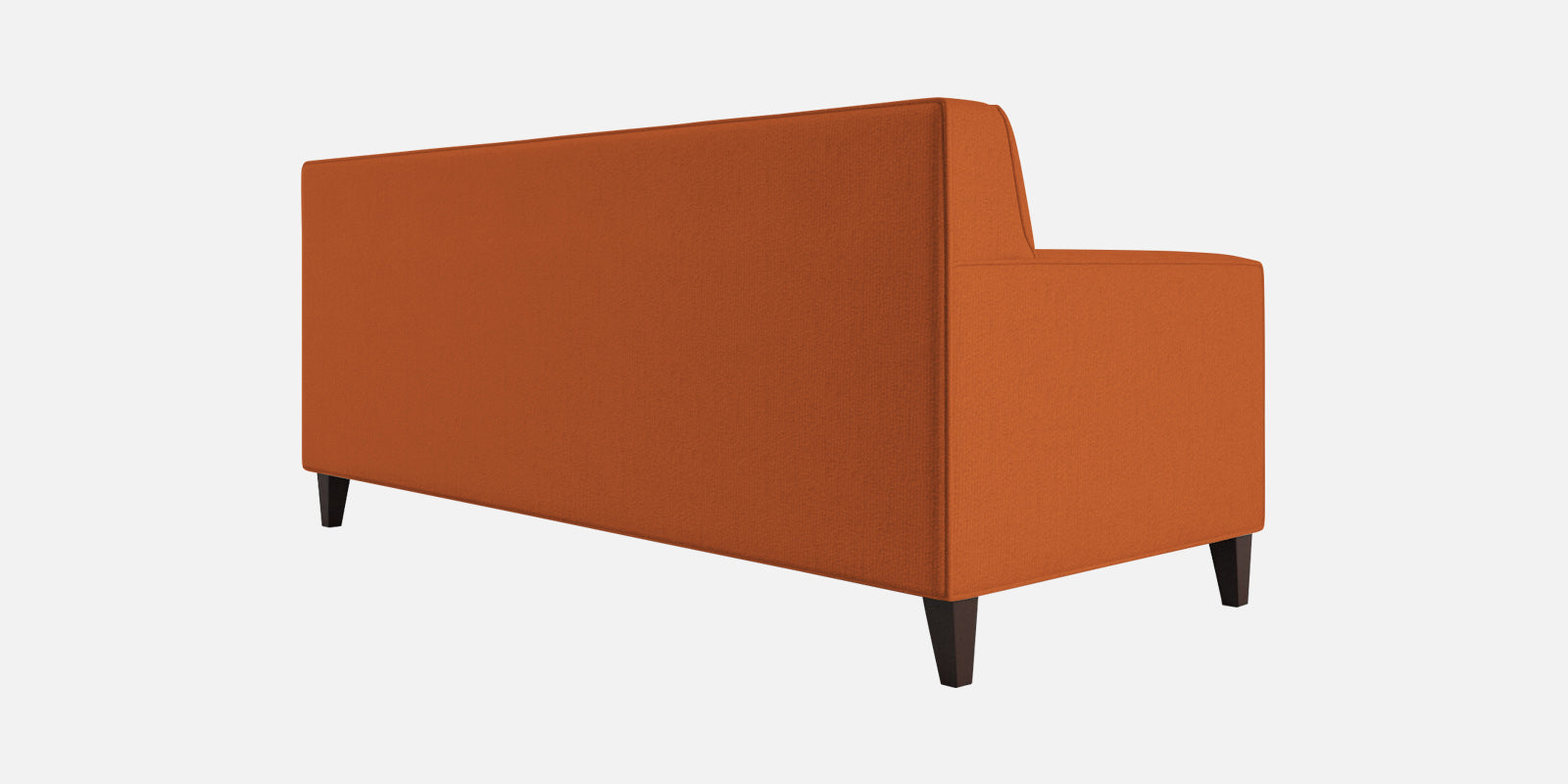 Miller Fabric 3 Seater Sofa In Vivid Orange Colour - Febonic Living