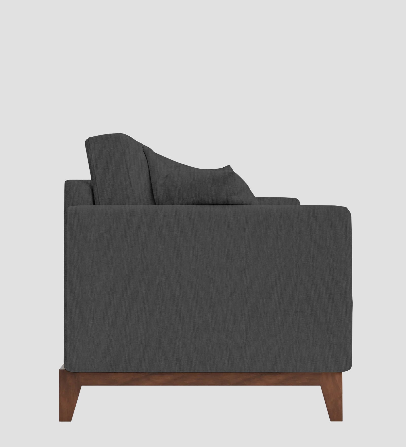 Luca Fabric 1 Seater Sofa In Stone Grey Colour - Febonic Living