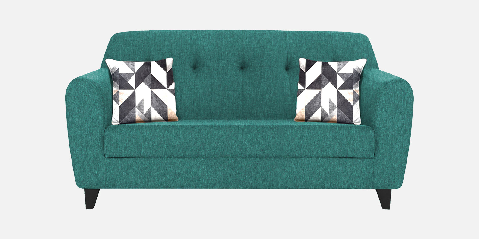 Melaan Fabric 2 Seater Sofa In Sea Green Colour - Febonic Living