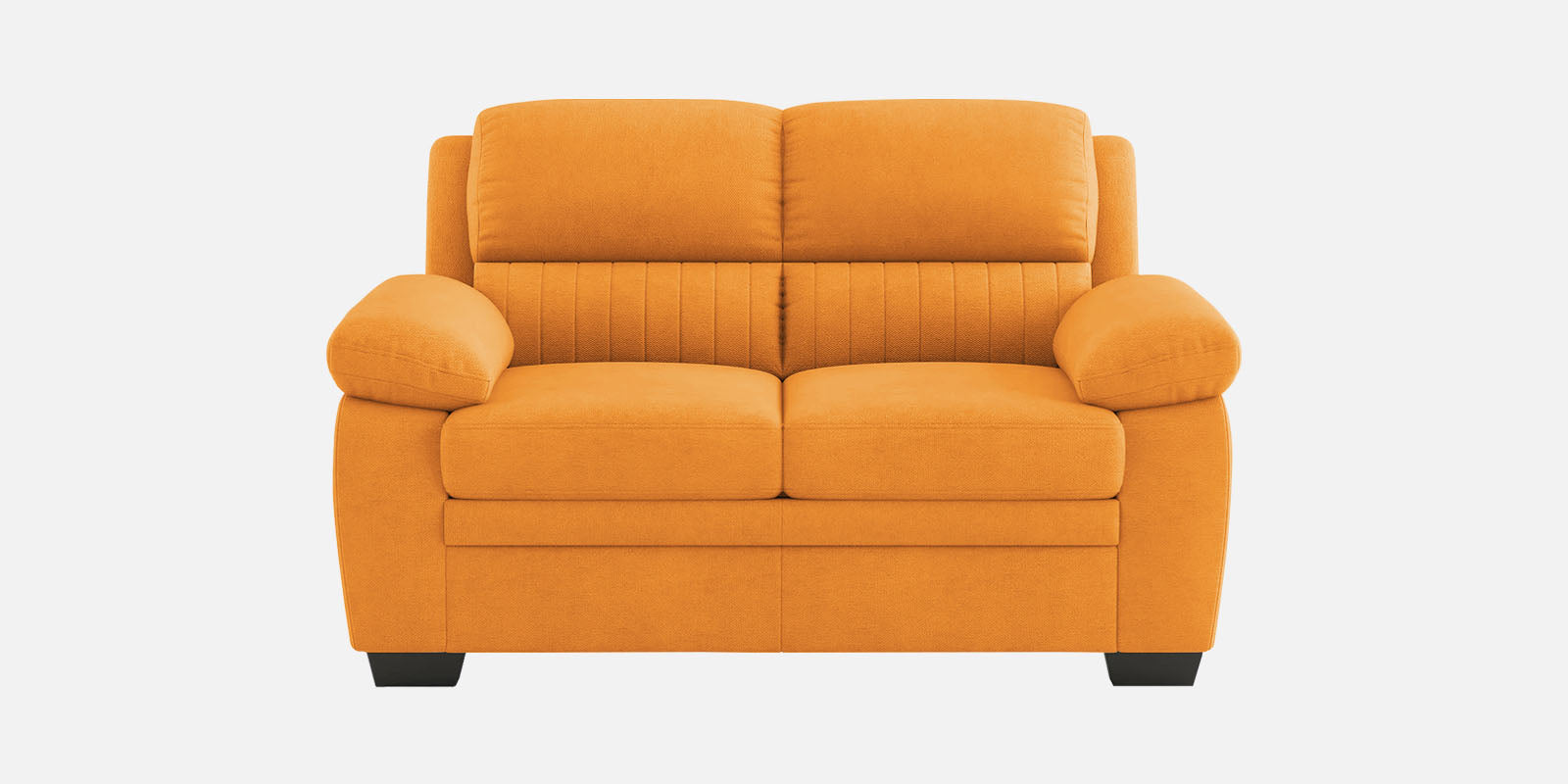 Miranda Velvet 2 Seater Sofa In Tangerine orange Colour - Febonic Living