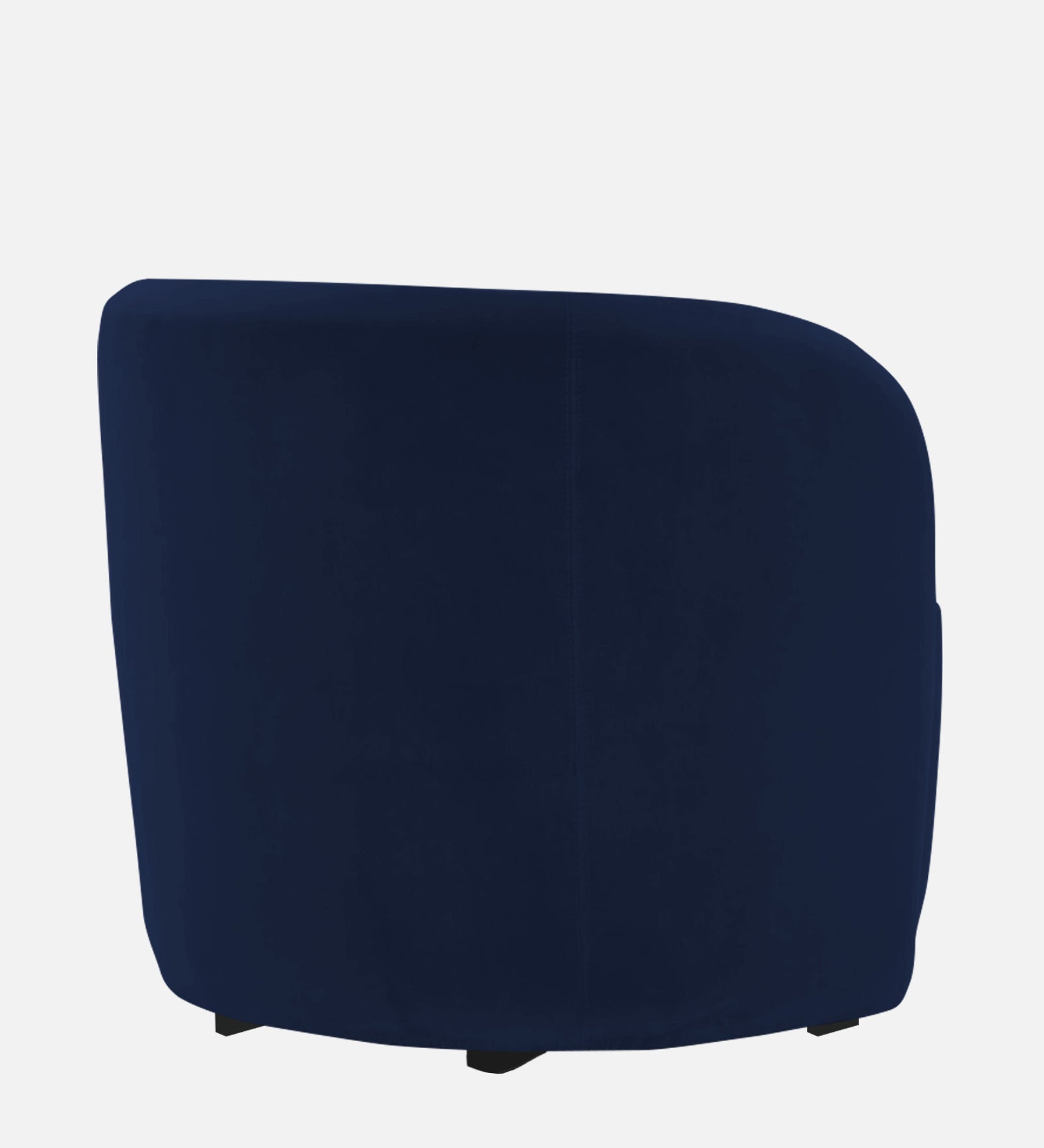 Lucky Velvet Wing Chair In Indigo Blue Colour - Febonic Living
