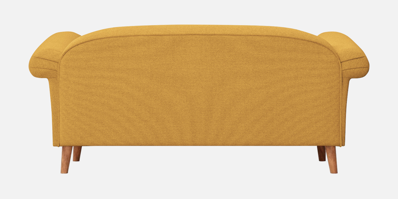 Barber Fabric 2 Seater Sofa In Corn Yellow Colour - Febonic Living