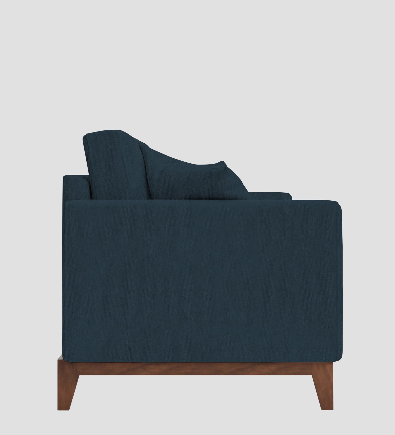 Luca Fabric 1 Seater Sofa In Cool Blue Colour - Febonic Living