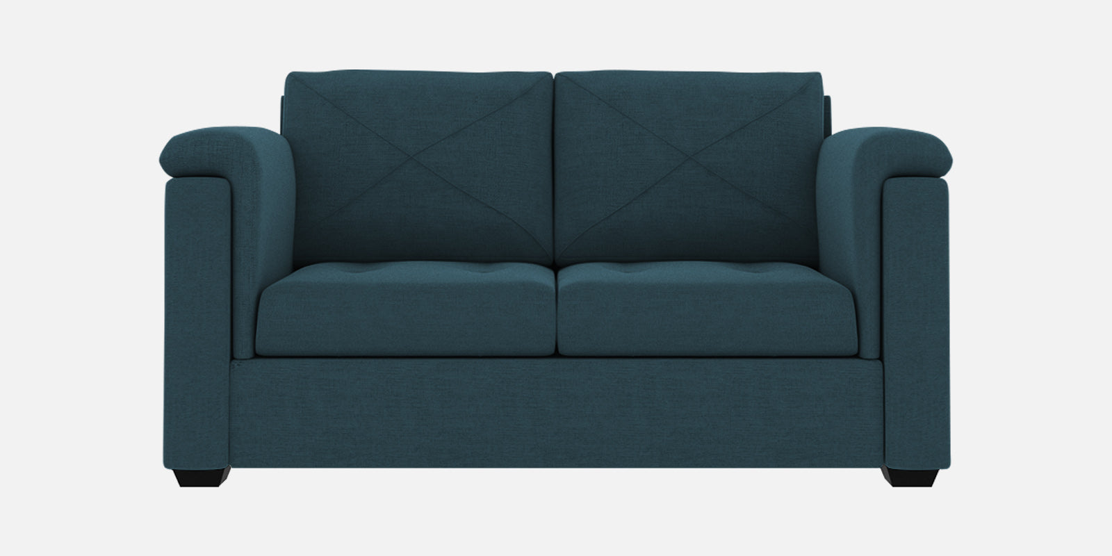 Andres Fabric 2 Seater Sofa In Harbour Blue Colour - Febonic Living
