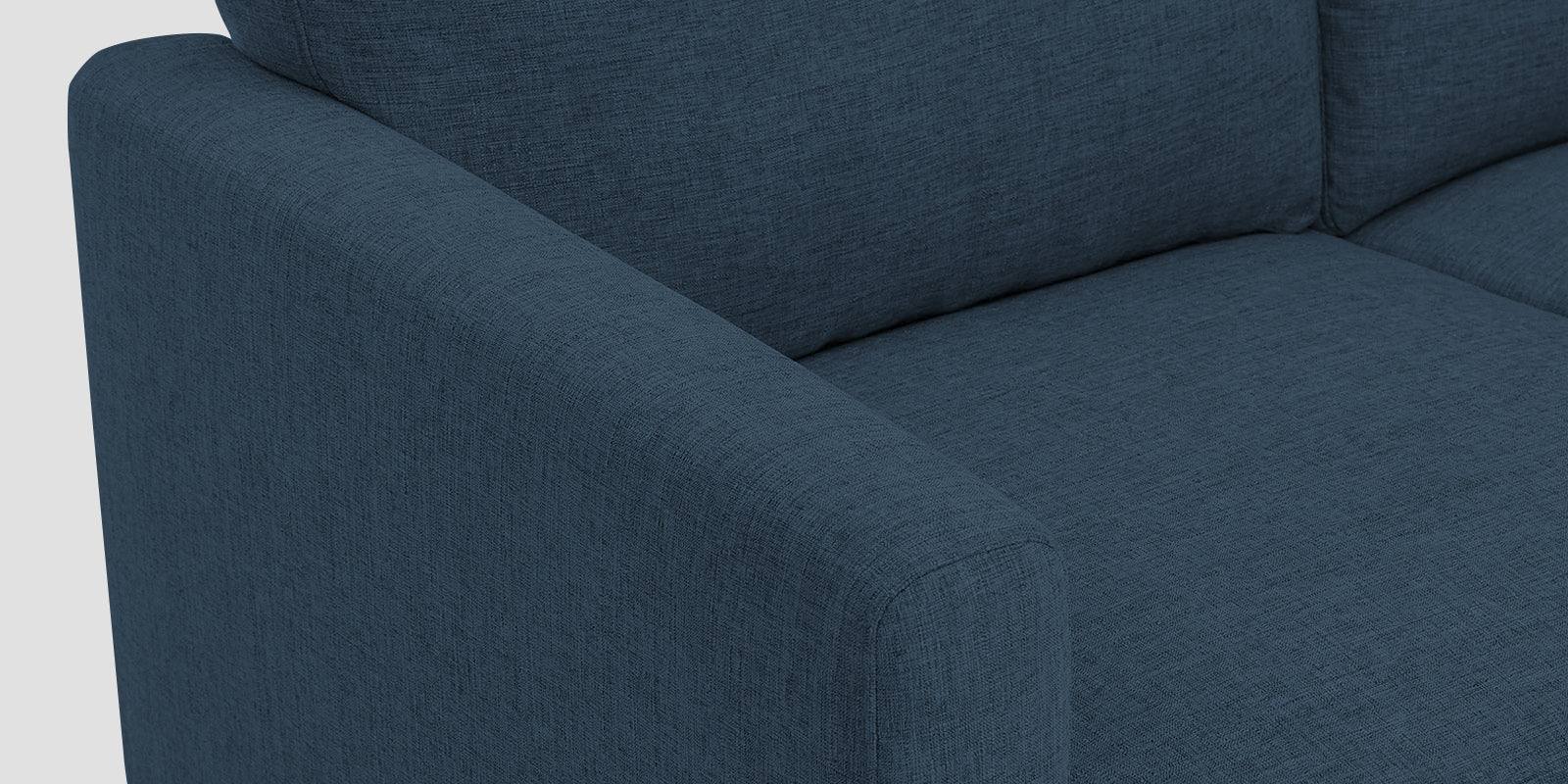 Romie Fabric LHS Sectional Sofa (2+Lounger) In Light Blue Colour - Febonic Living