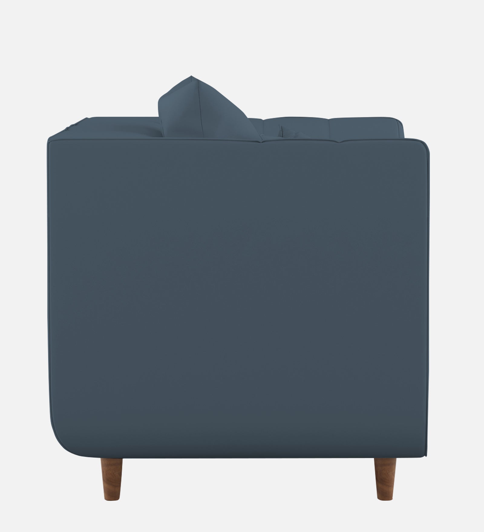 Sumo Velvet 1 Seater Sofa In Oxford Blue Colour - Febonic Living