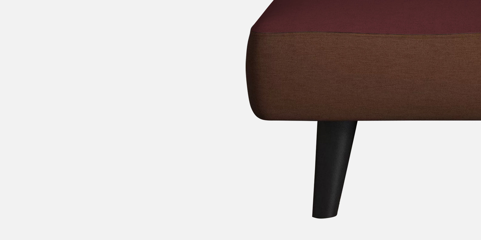 Vedan Fabric 3 Seater Convertible Sofa Cum Bed In Blaze Red Colour - Febonic Living