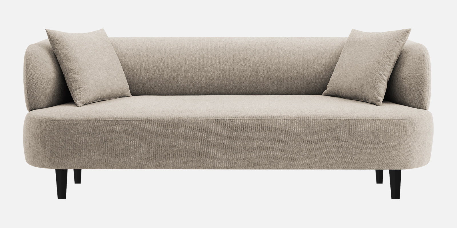 Carson Fabric 3 Seater Sofa in Khaki Beige Colour