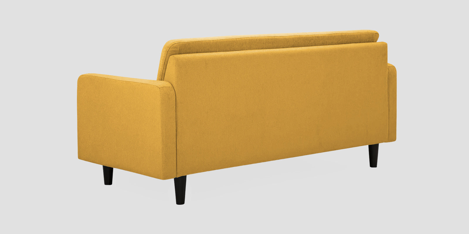 Noha Fabric 2 Seater Sofa In Bold Yellow Colour - Febonic Living
