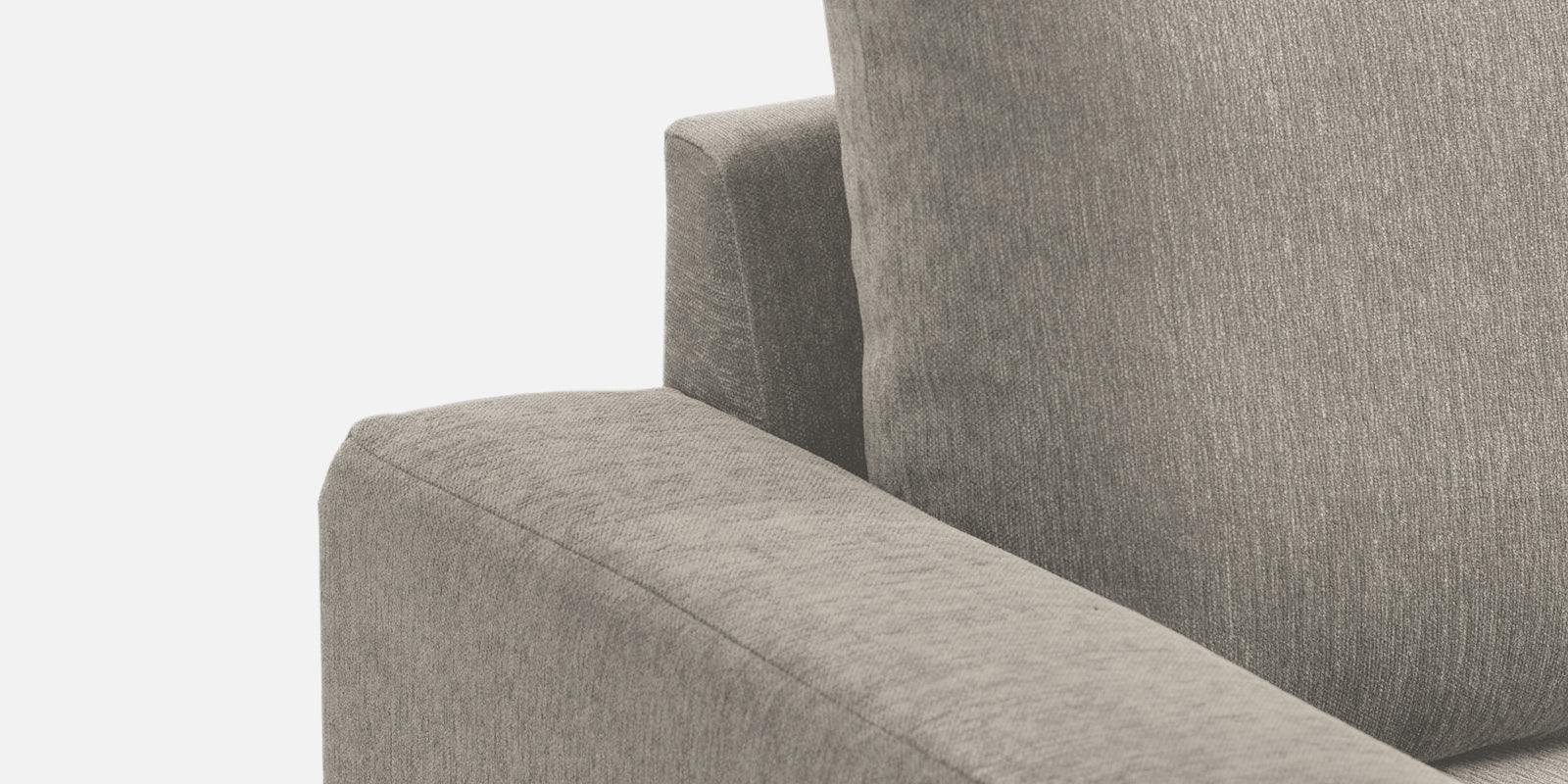 Kara Fabric 3 Seater Pull Out Sofa Cum Bed In Ash Grey Colour - Febonic Living