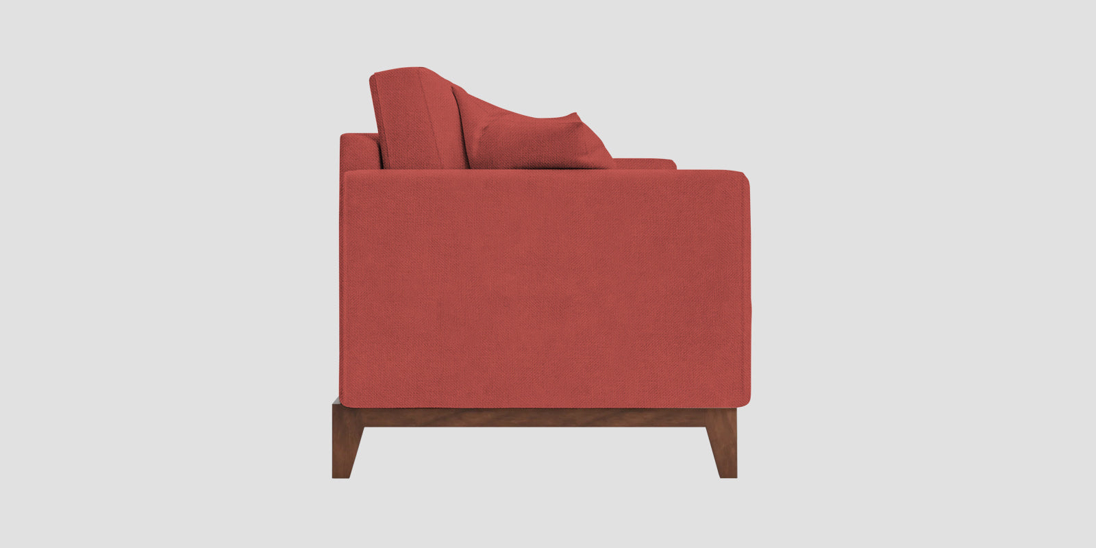 Luca Fabric 2 Seater Sofa In Salmon Pink Colour - Febonic Living