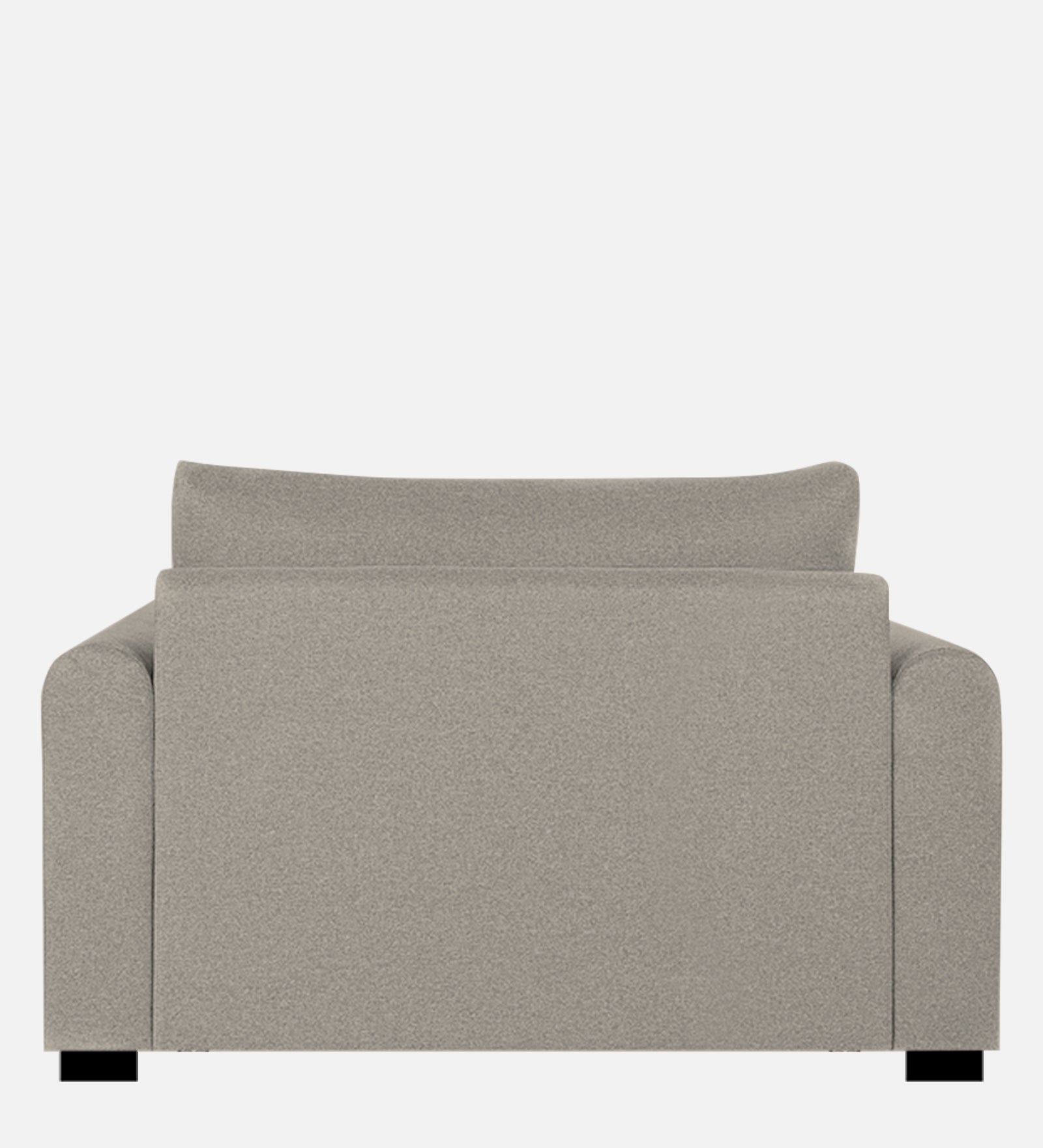 Sigma Fabric 1 Seater Sofa In Ash Grey Colour - Febonic Living