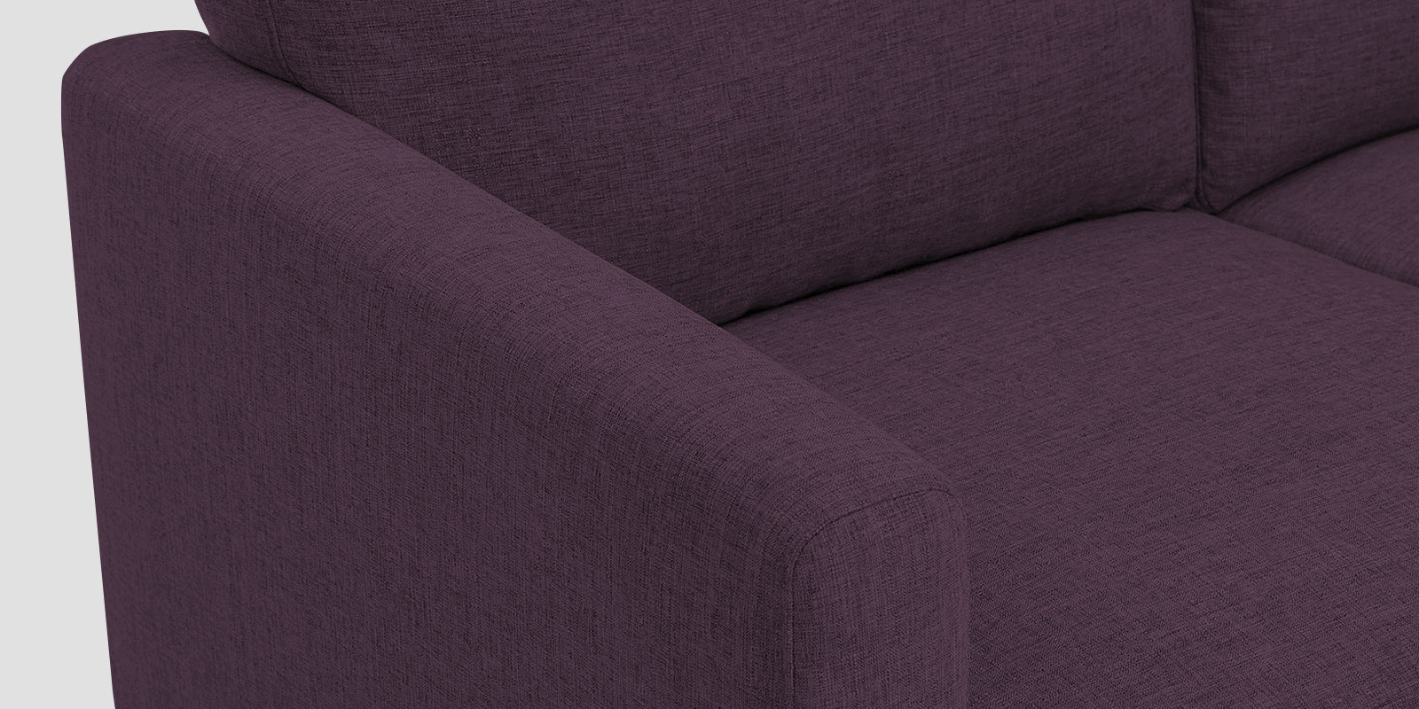 Romie Fabric LHS Sectional Sofa (2+Lounger) In Greek Purple Colour - Febonic Living