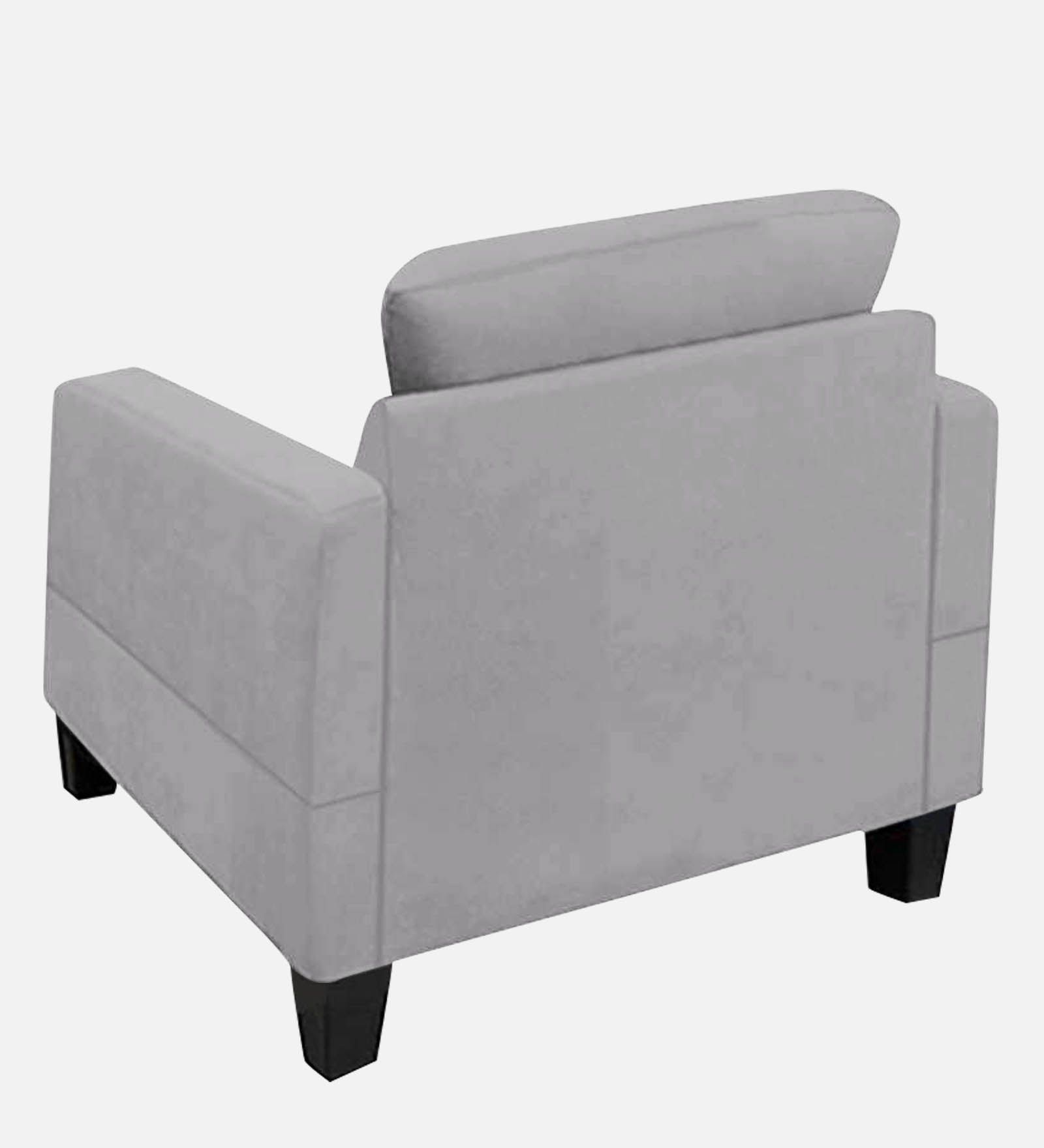 Thomas Fabric 1 Seater Sofa In Lit Grey Colour - Febonic Living