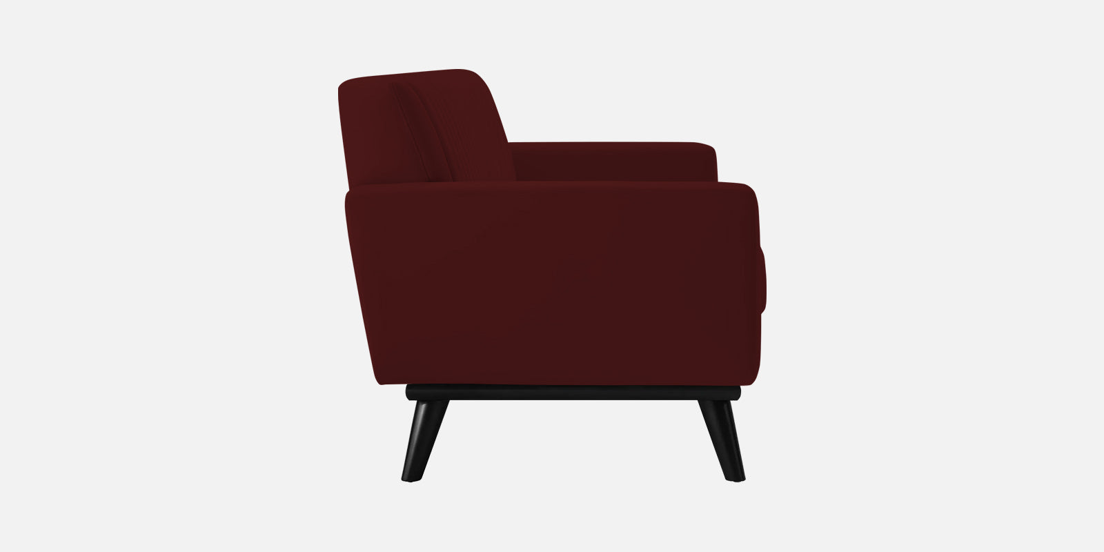 Tucker Velvet 2 Seater Sofa In Dark Maroon Colour - Febonic Living