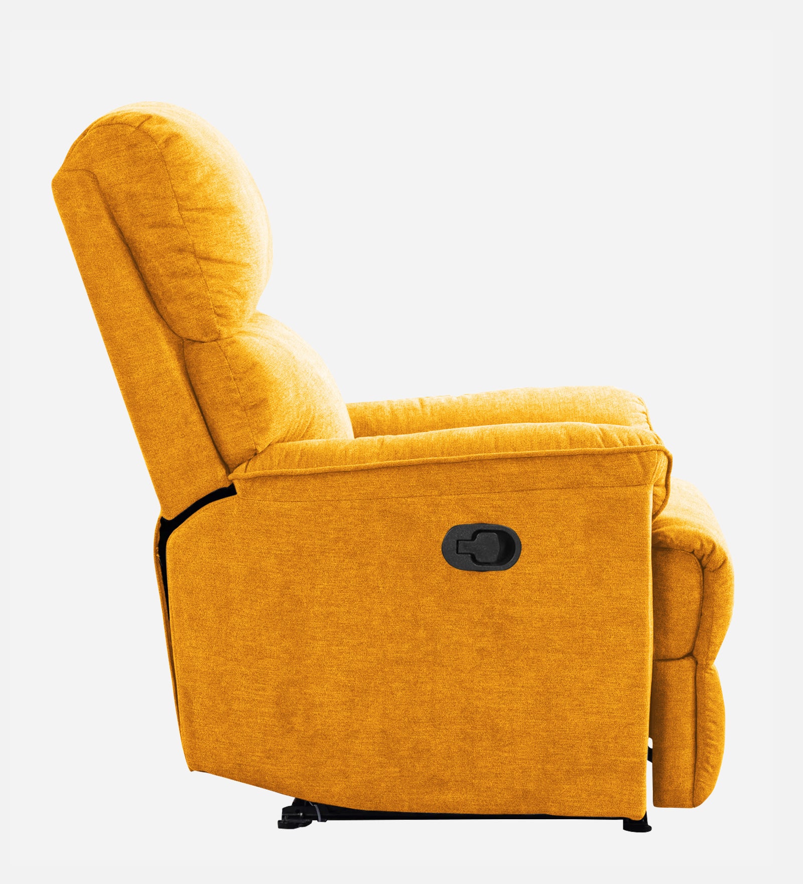 Abby Fabric 1 Seater Manual Recliner In Bold Yellow Colour - Febonic Living