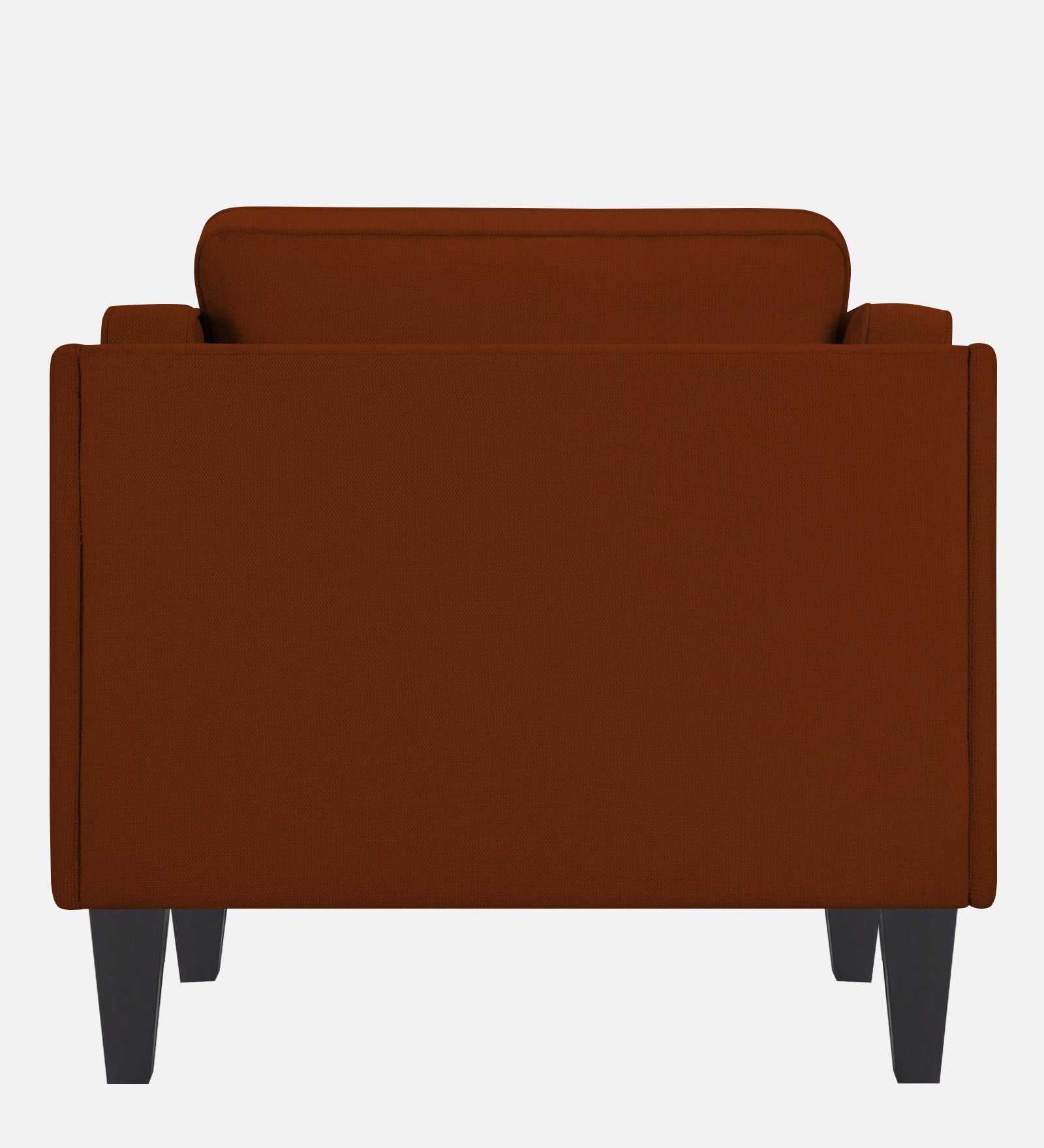 Siddy Fabric 1 Seater Sofa In Burnt Orange Colour - Febonic Living