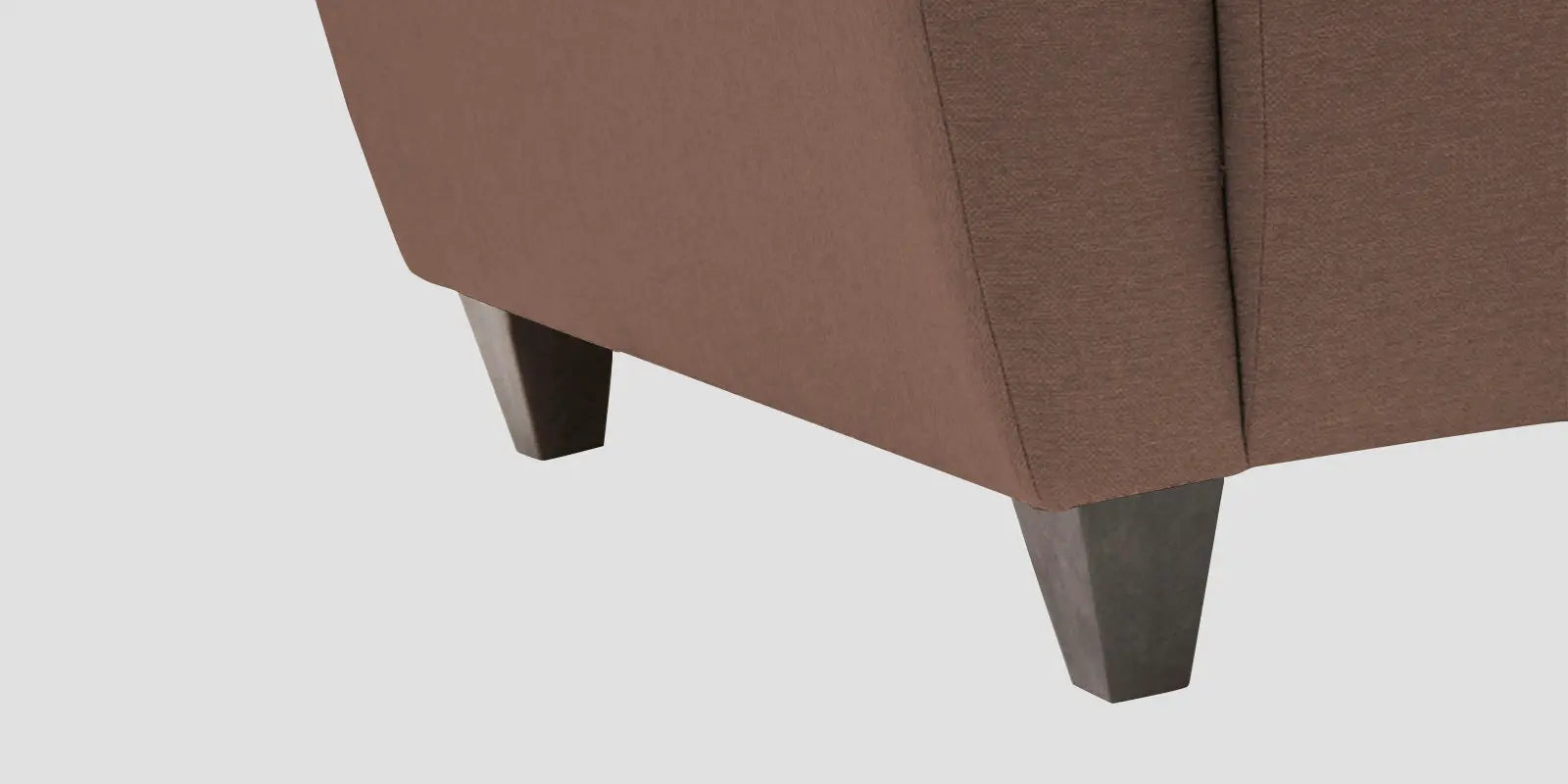 Burban Fabric 2 Seater Sofa In Latte Brown Colour Febonic Living