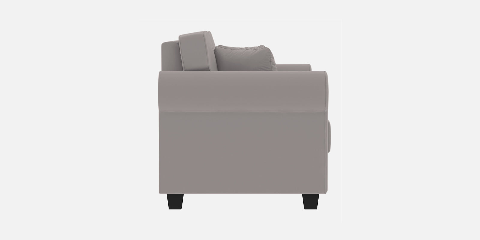Numonk Velvet 3 Seater Sofa In Pearl Grey Colour - Febonic Living