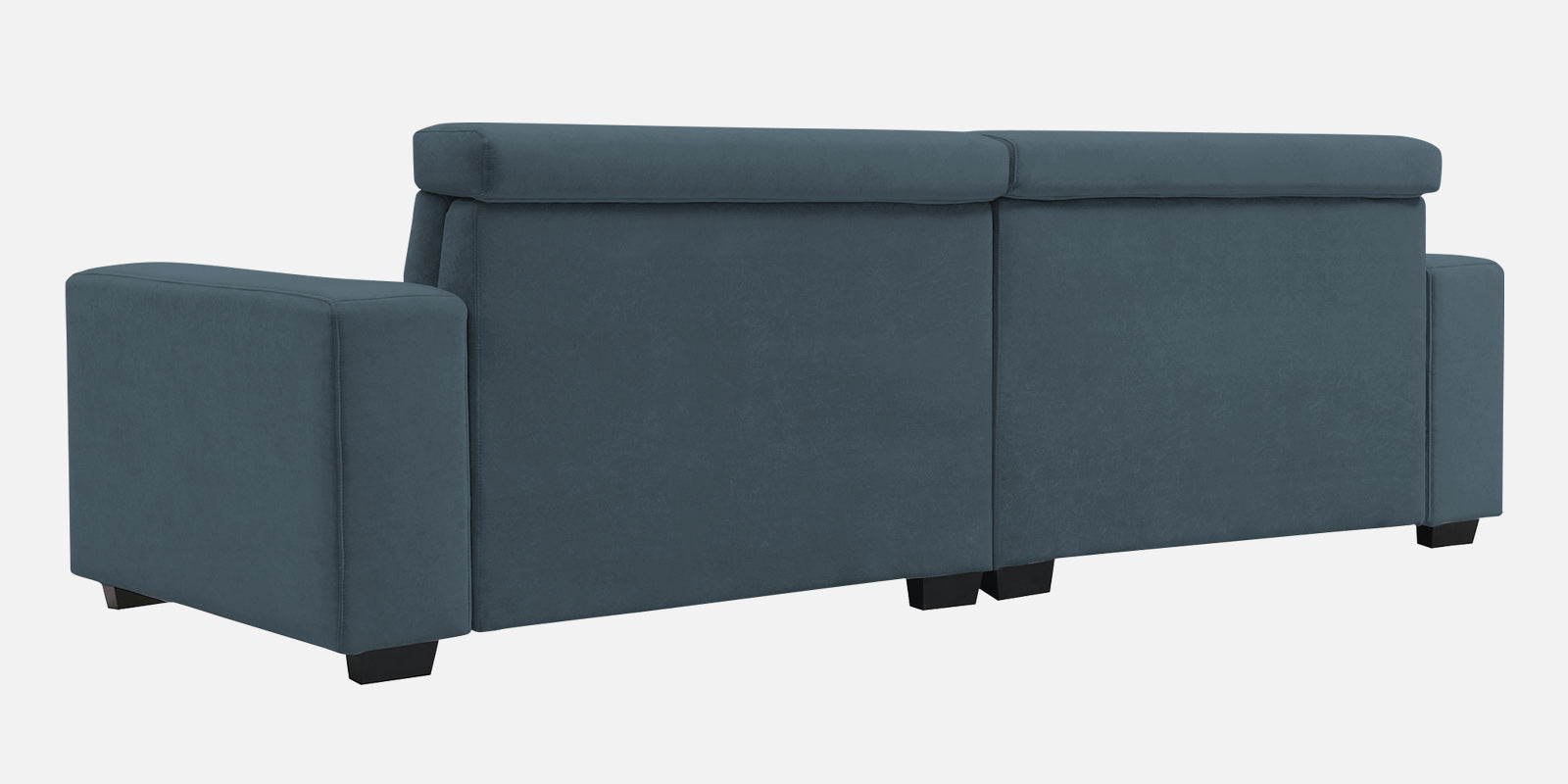 Hiro Fabric 3 Seater Sofa In Cobalt Blue Colour - Febonic Living