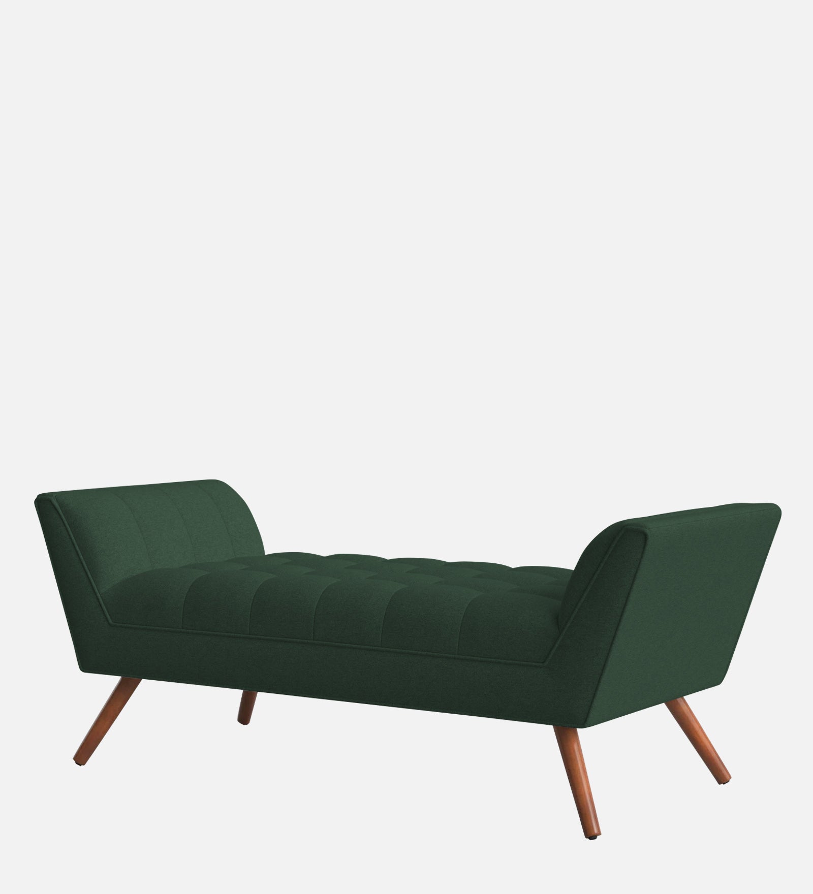Cartes Velvet Bench In Amazon Green Colour - Febonic Living