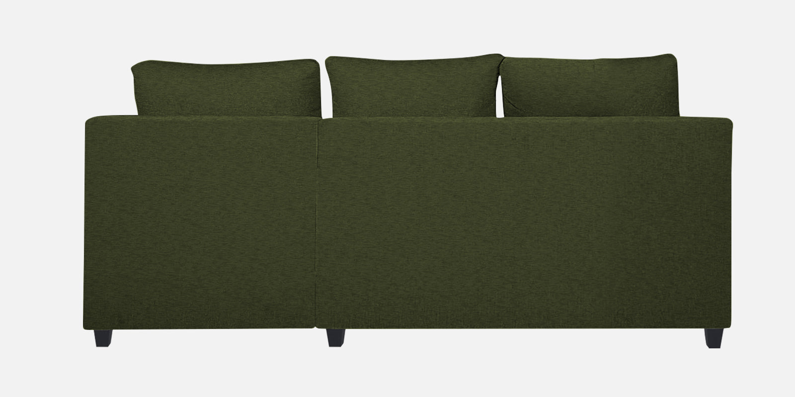 Nebula Fabric LHS Sectional Sofa (2+Lounger) In Olive Green Colour - Febonic Living