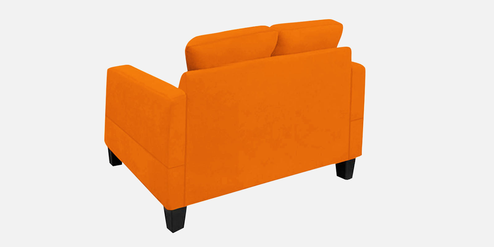 Thomas Fabric 2 Seater Sofa In Vivid Orange Colour - Febonic Living