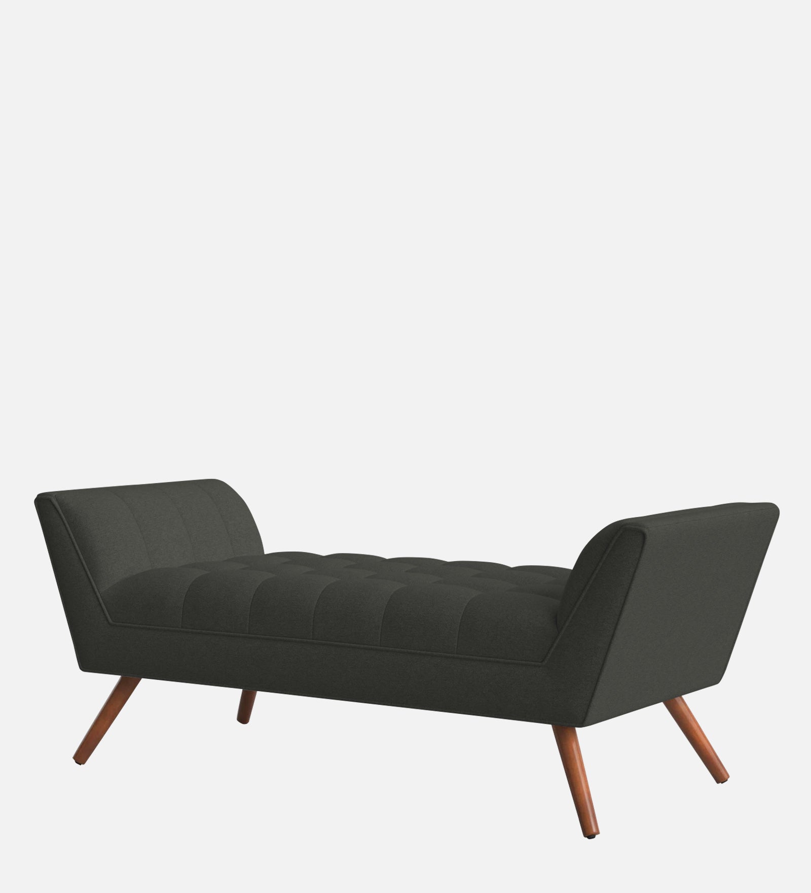 Cartes Velvet Bench In Hory Grey Colour - Febonic Living