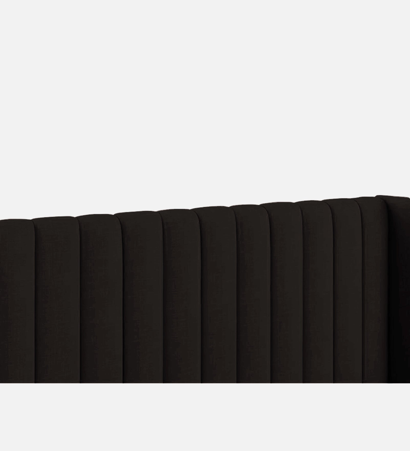 Colina Fabric King Size Bed In Cara Brown Colour With Box Storage - Febonic Living