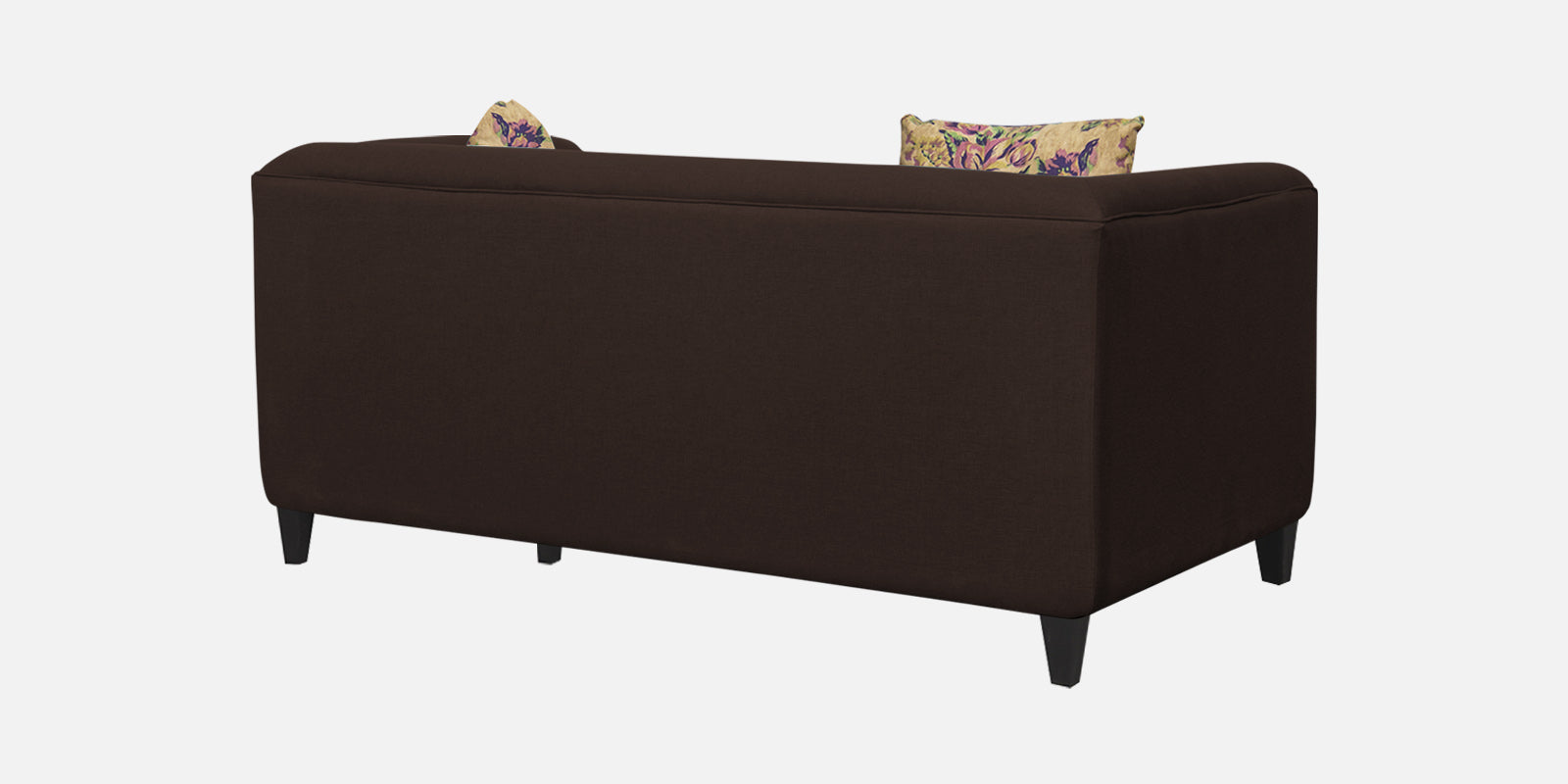 Niki Fabric 2 Seater Sofa In Coffee Brown Colour - Febonic Living
