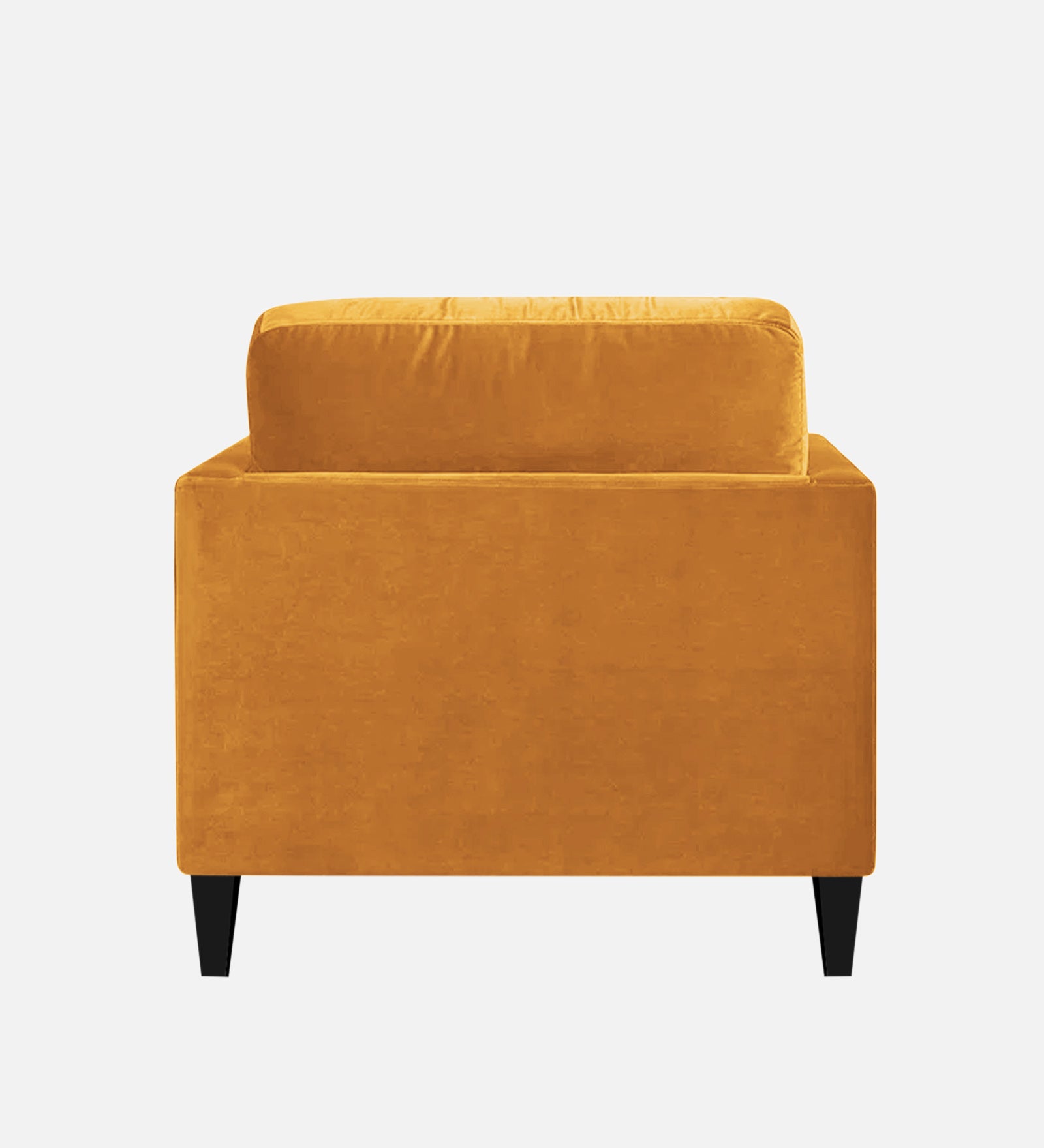 Makou Velvet Chaise Lounger In Turmeric yellow Colour - Febonic Living