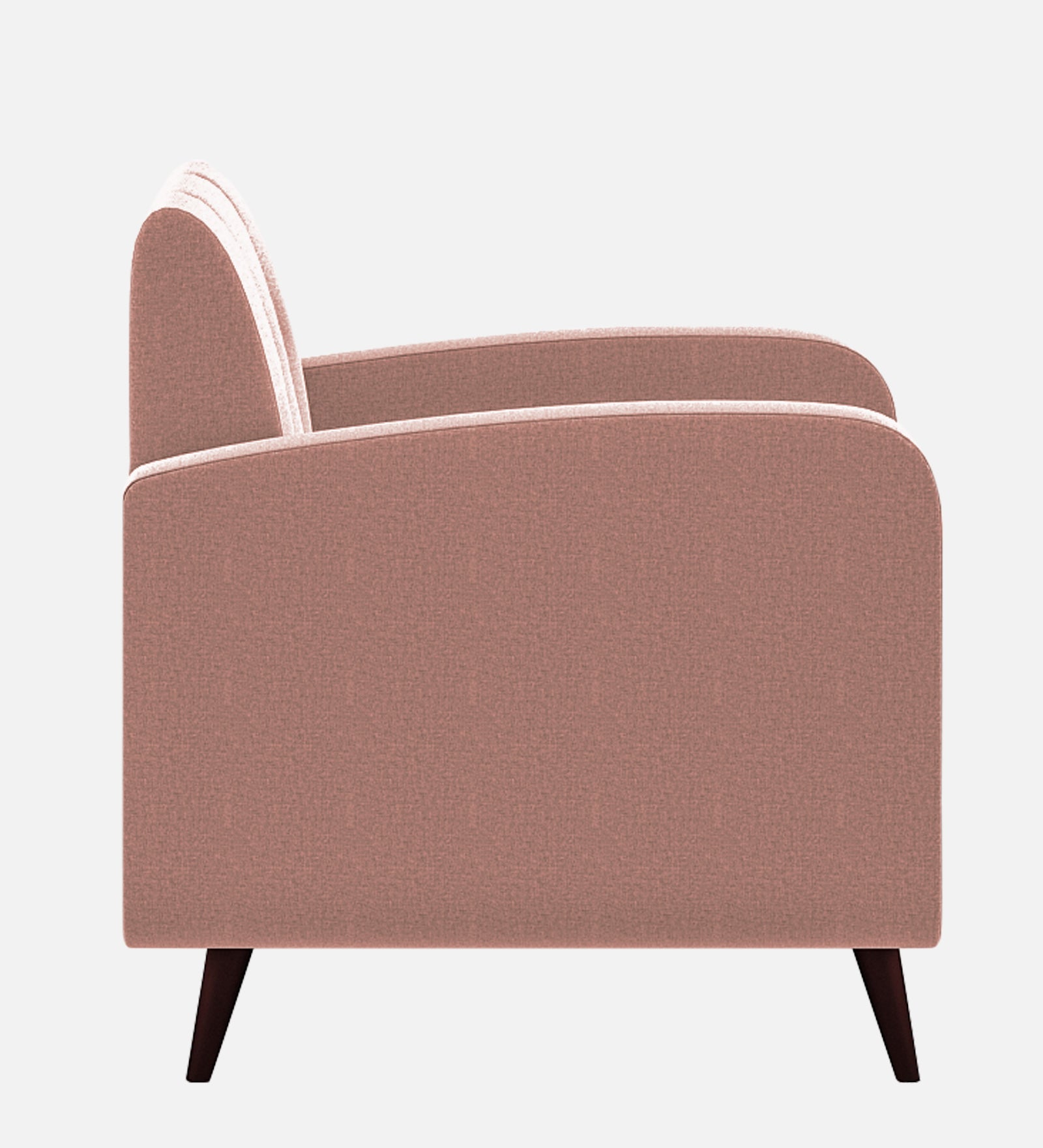 Wiki Velvet 1 Seater Sofa In Blush Pink Colour - Febonic Living