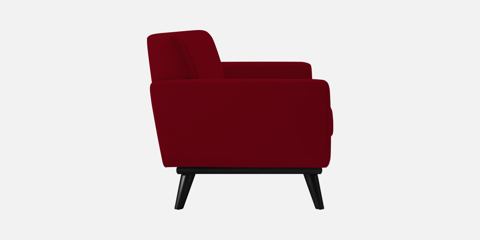 Tucker Velvet 2 Seater Sofa In Cherry Red Colour - Febonic Living