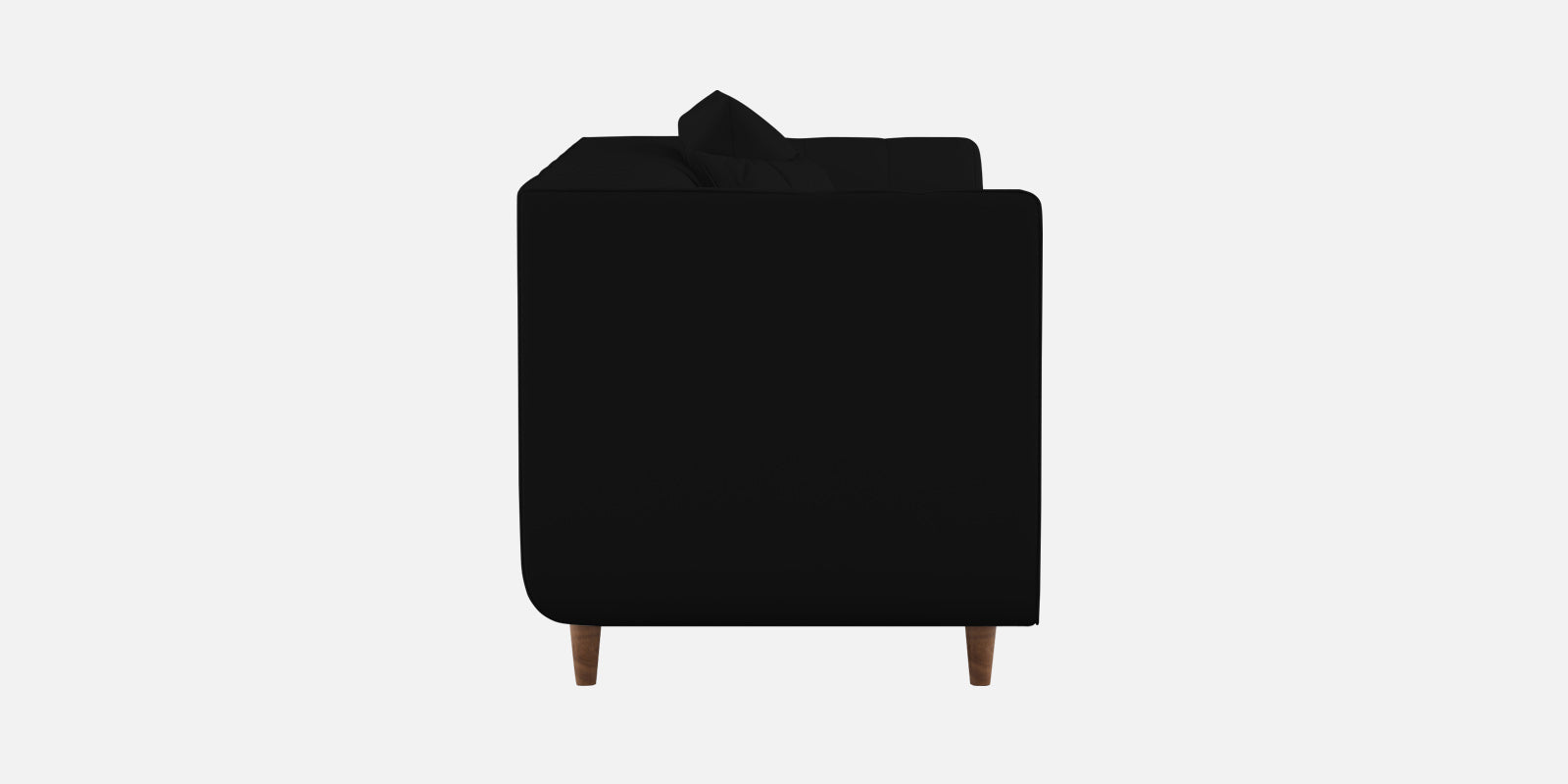 Sumo Velvet 2 Seater Sofa In Adam Black Colour - Febonic Living