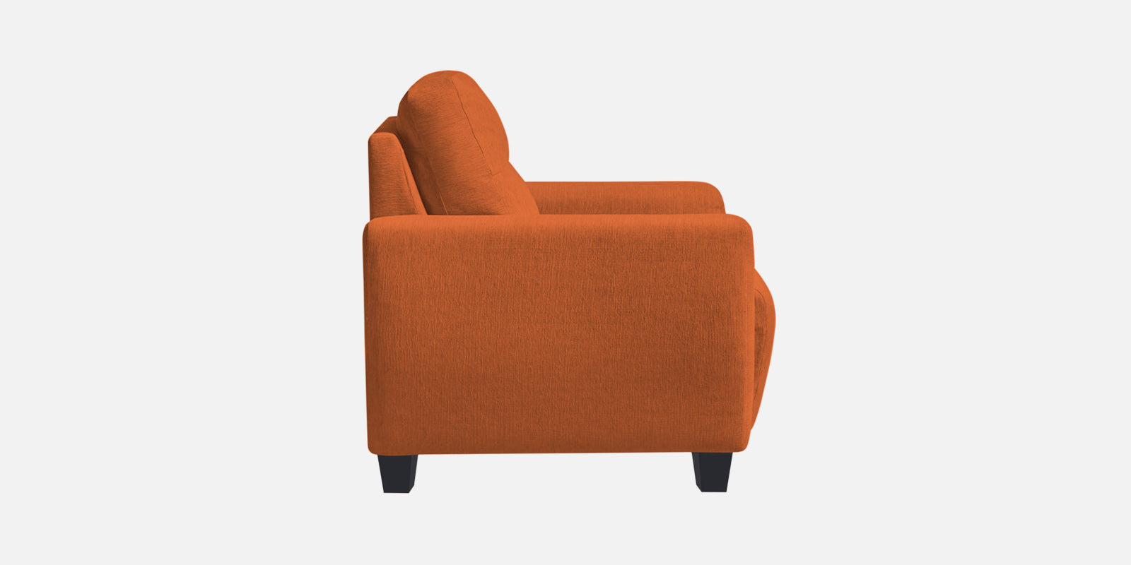 Bakadi Fabric 2 Seater Sofa In Vivid Orange Colour - Febonic Living