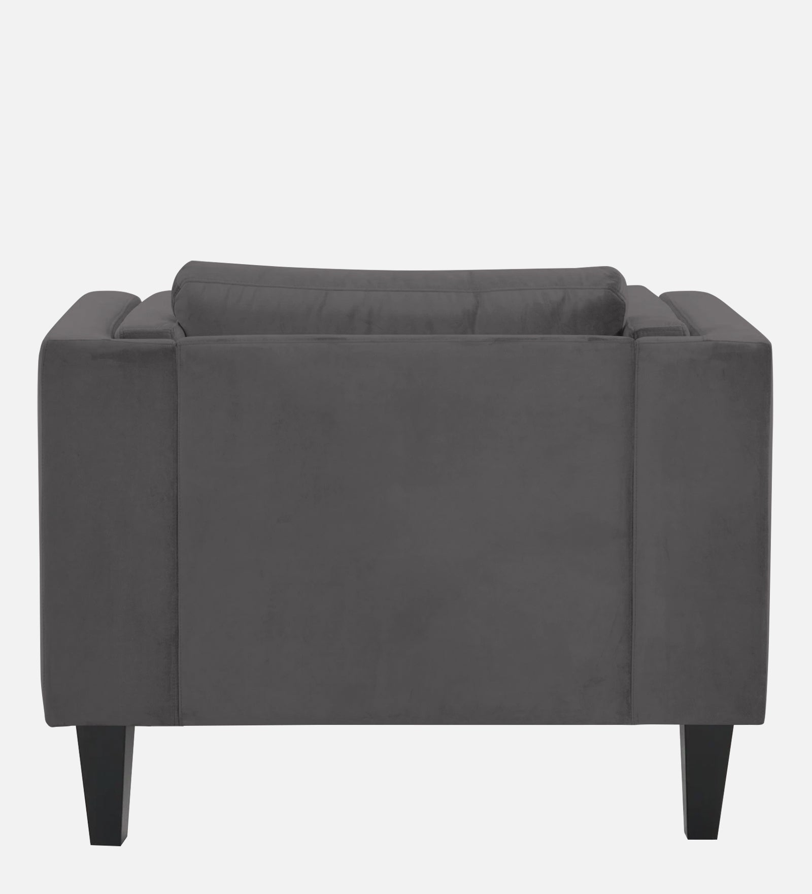 Jasper Velvet 1 Seater Sofa In Davy grey Colour - Febonic Living