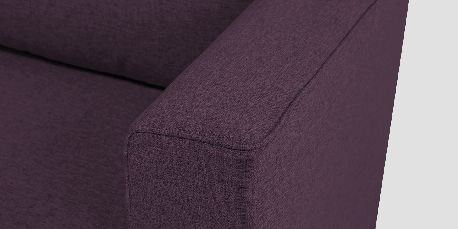 Kenia Fabric 2 Seater Foldable Sofa Cum Bed In Greek Purple Colour - Febonic Living