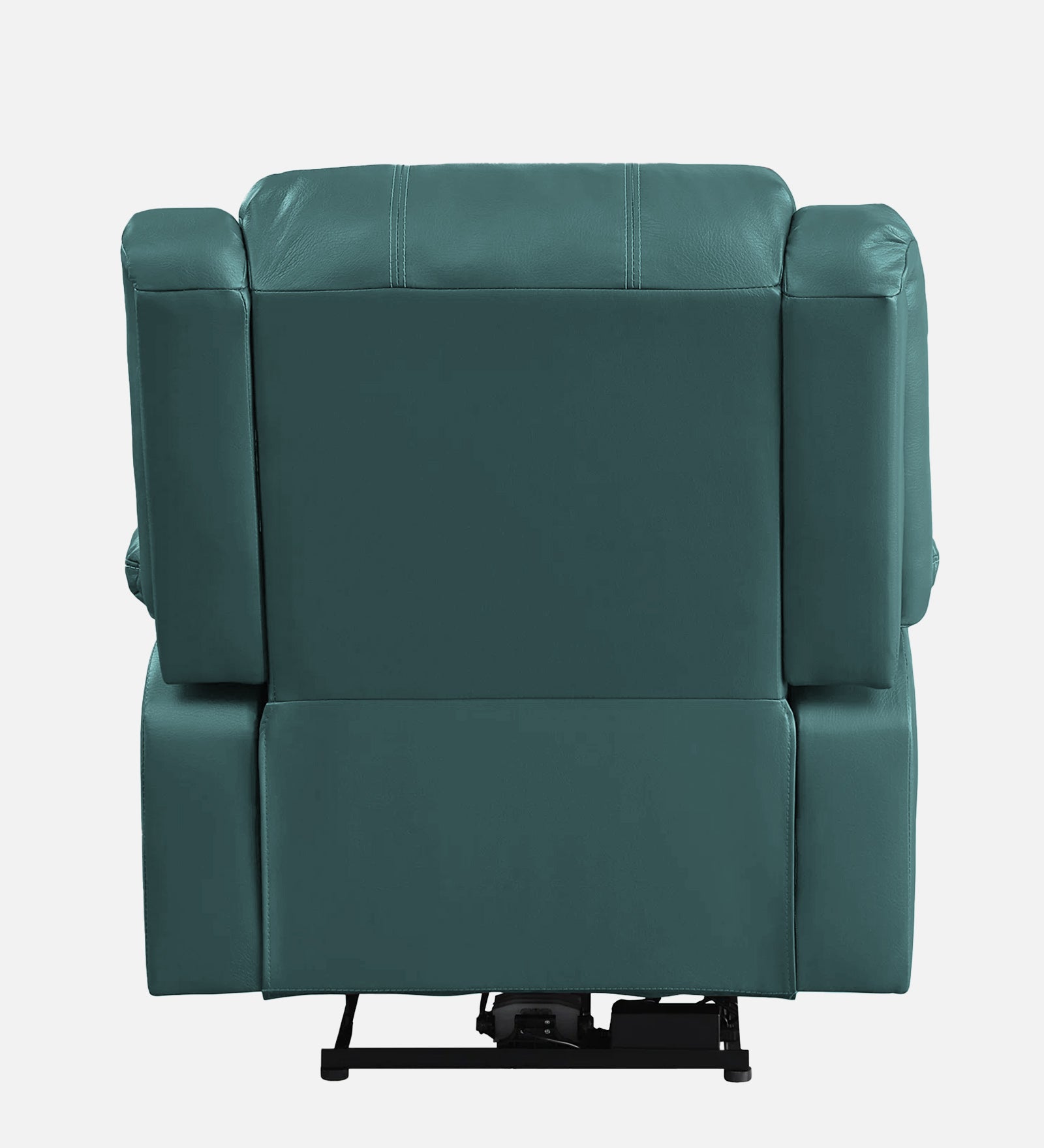 Santo Leatherette 1 Seater Motorized Recliner In Artic Green Leather Finish - Febonic Living