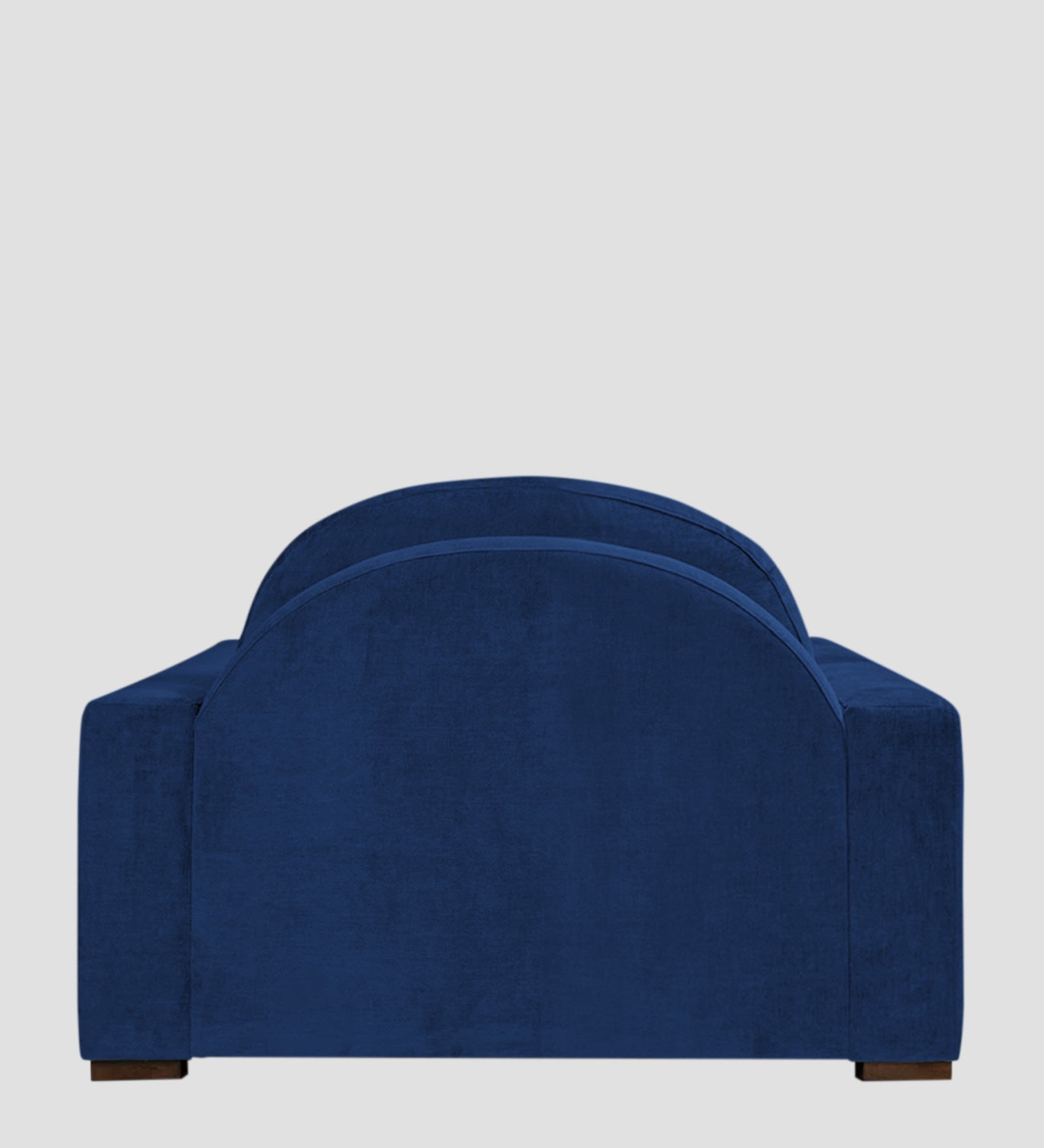 Dara Fabric 1 Seater Sofa In Royal Blue Colour - Febonic Living