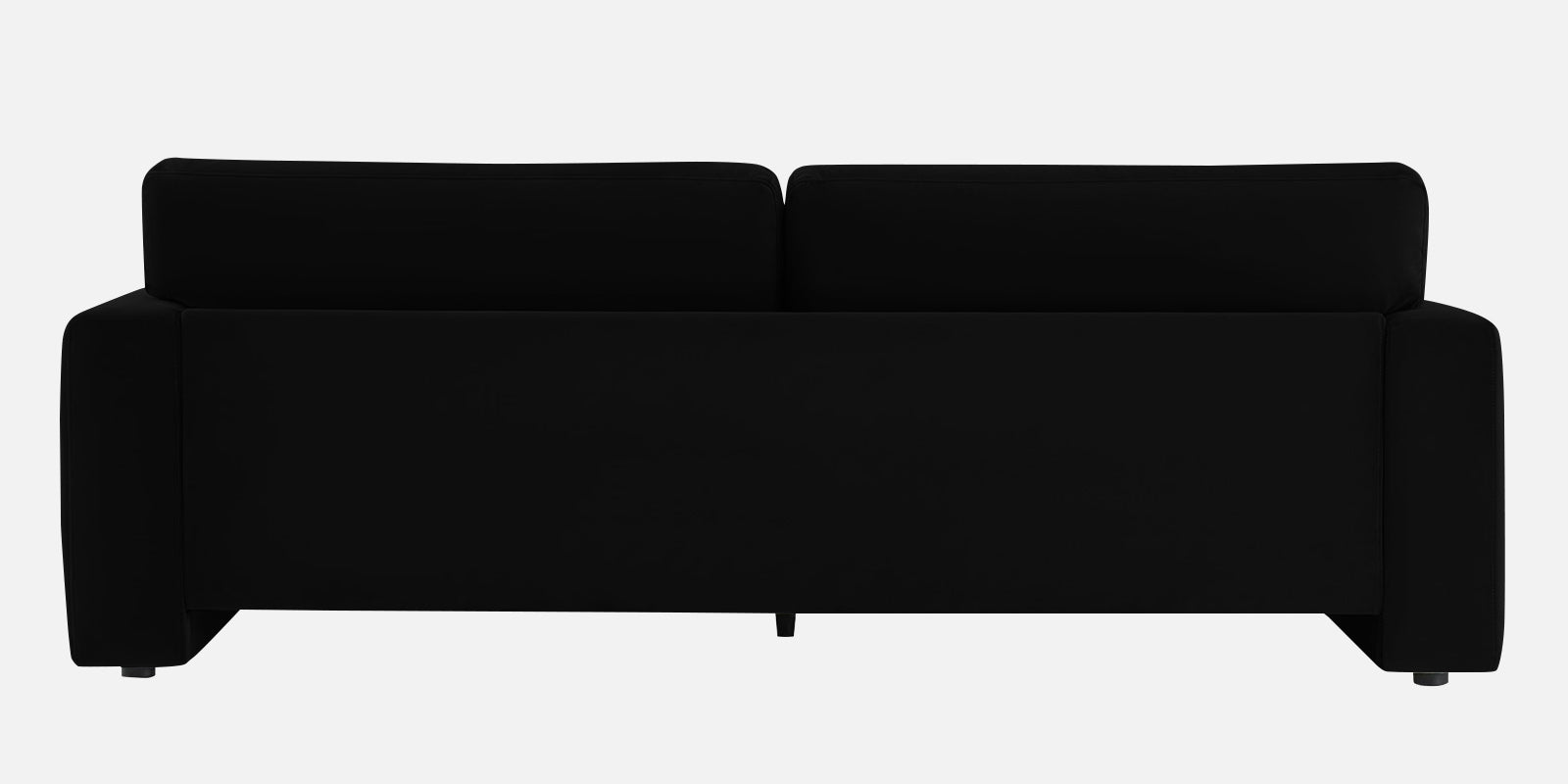 Kosta Velvet 3 Seater Sofa In Adam Black Colour - Febonic Living