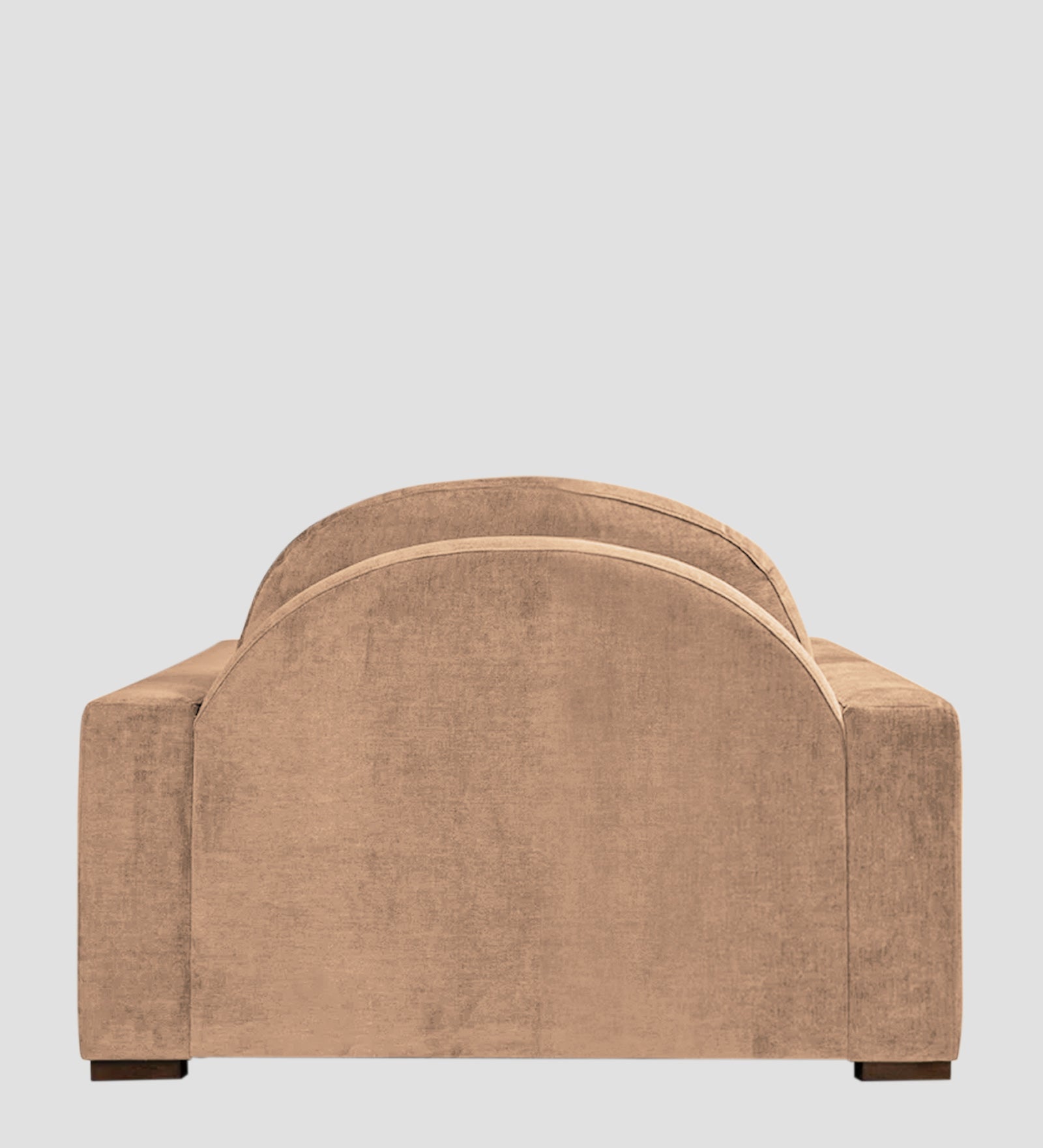 Dara Fabric 1 Seater Sofa In Cosmic Beige Colour - Febonic Living