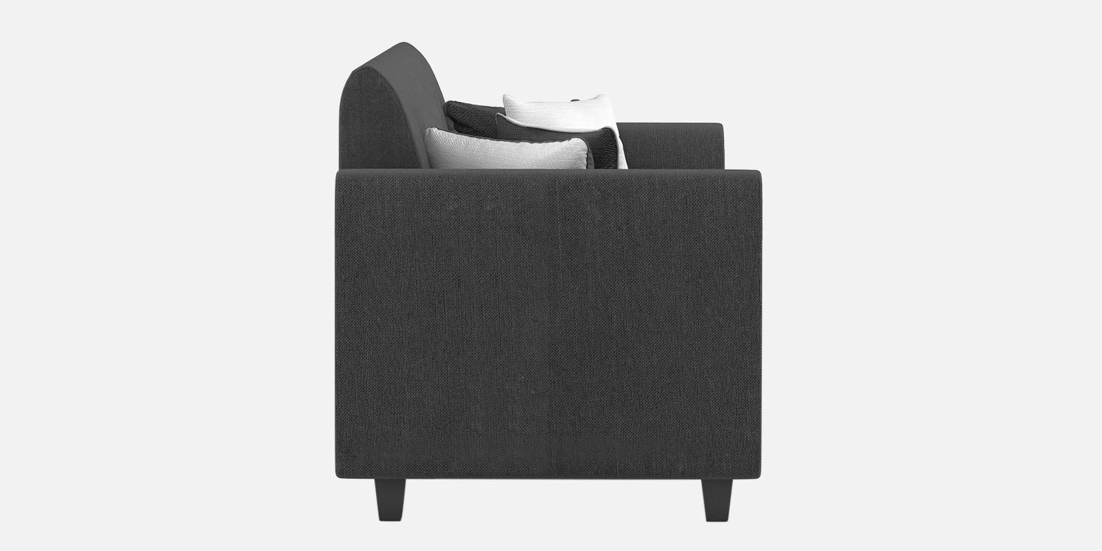 Denmark Fabric 2 Seater Sofa In Charcoal Grey Colour - Febonic Living