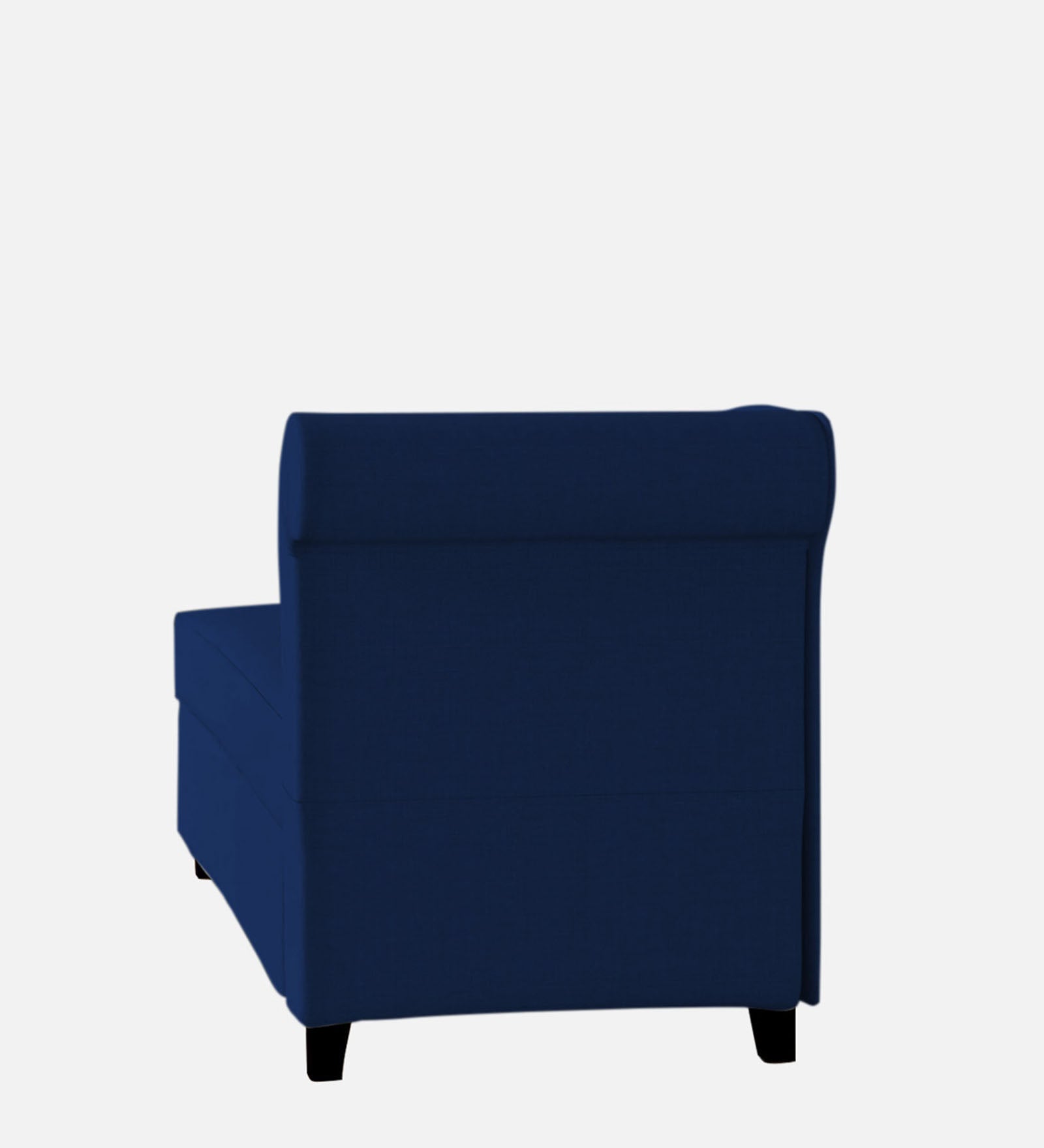 Toppy Fabric LHS Chaise Lounger In Royal Blue Colour With Storage - Febonic Living