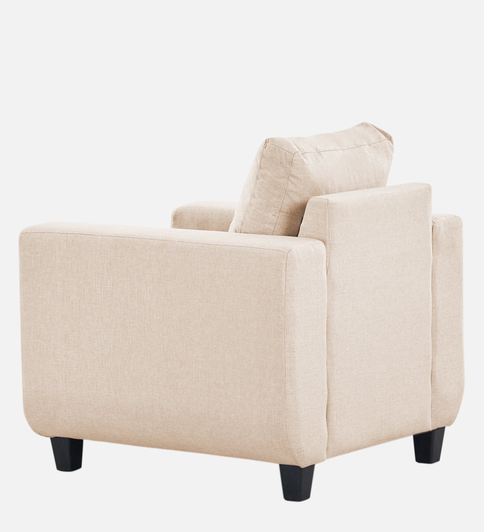 Perry Fabric 1 Seater Sofa In Woom Beige Colour - Febonic Living