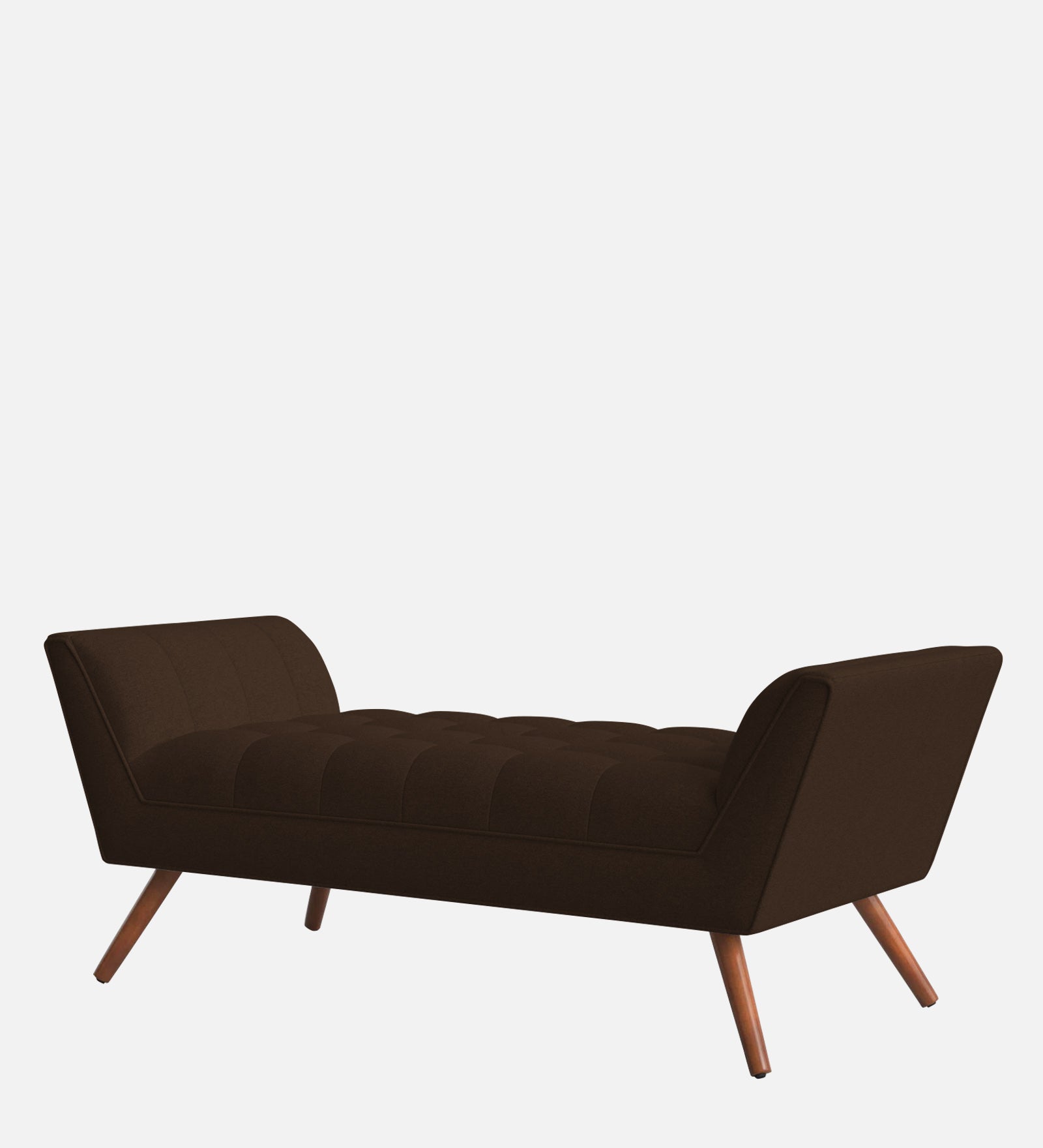 Cartes Velvet Bench In Cholocate Brown Colour - Febonic Living