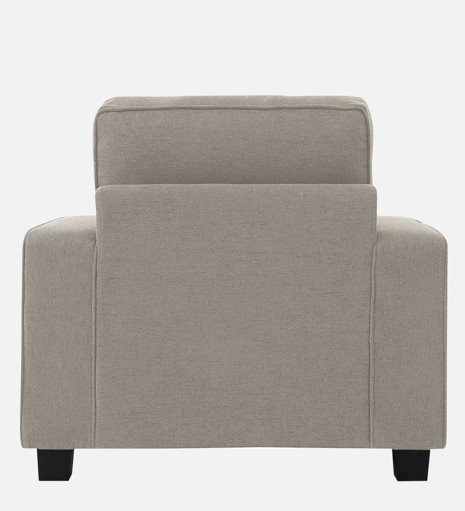 Ladybug Fabric 1 Seater Sofa In Ash Grey Colour - Febonic Living