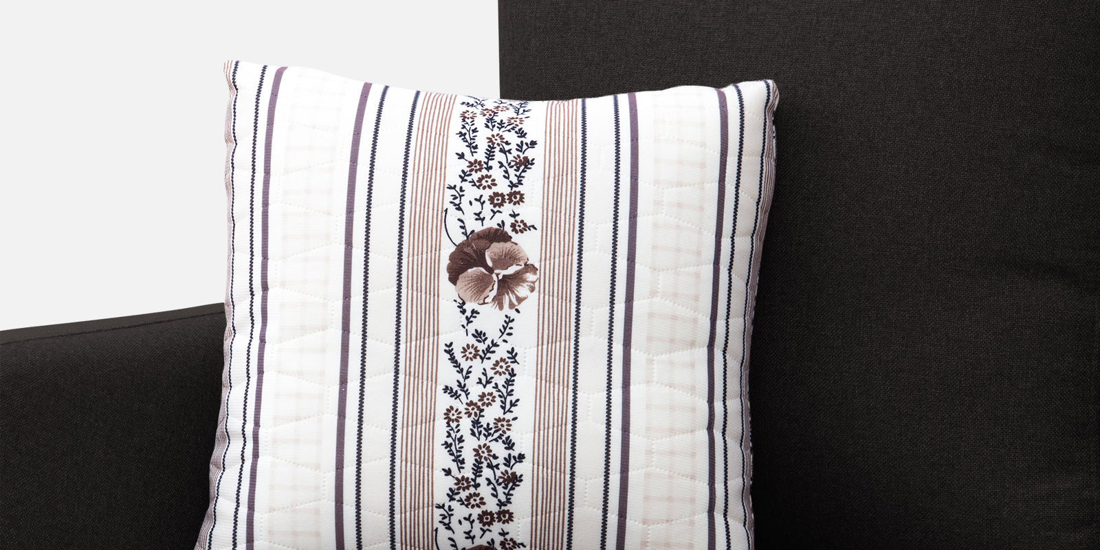 Kevin Fabric 2 Seater Sofa In Cara Brown Colour - Febonic Living