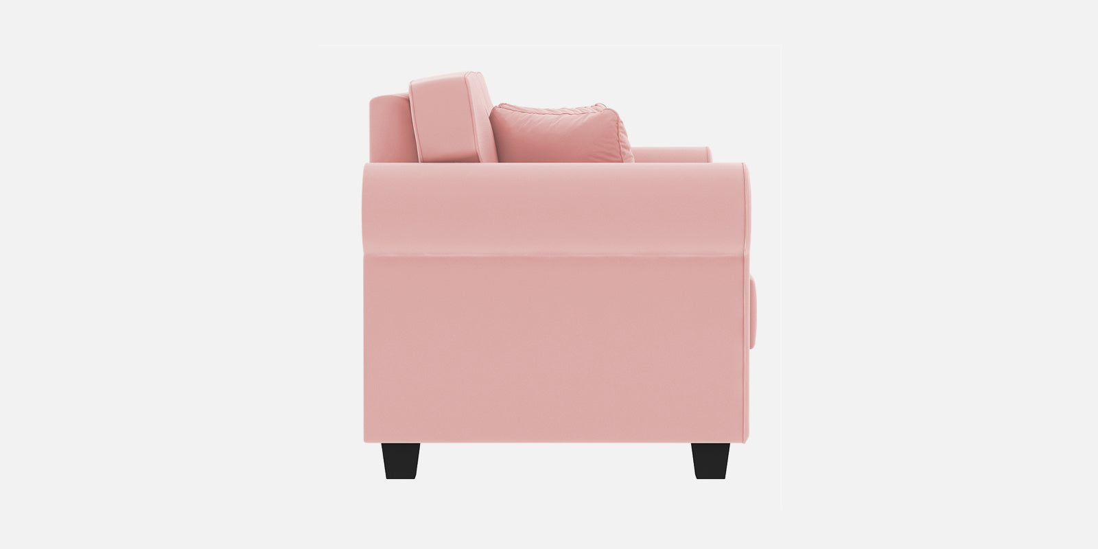 Numonk Velvet 3 Seater Sofa In Millennial Pink Colour - Febonic Living