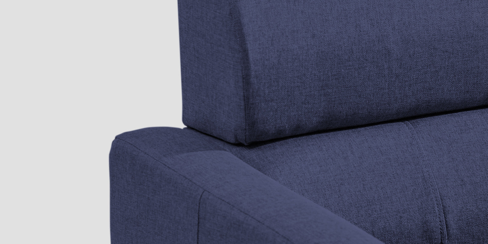 Devo Fabric 3 Seater Sofa In Slate Blue Colour - Febonic Living
