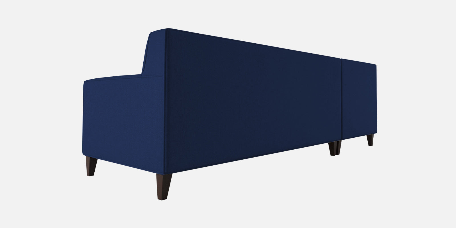 Miller Fabric RHS Sectional Sofa (3+Lounger) In Royal Blue Colour - Febonic Living